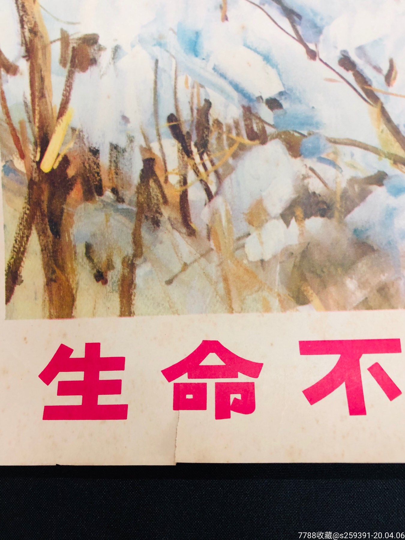 1970年人民美术出版社【生命不息,冲锋不止】