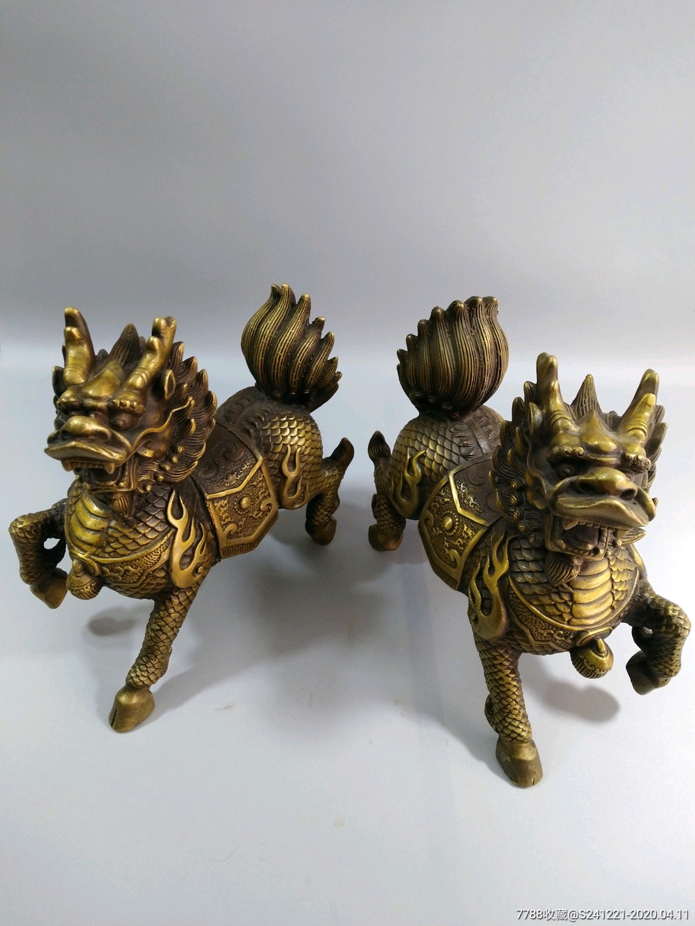 麒麟纯铜摆件
