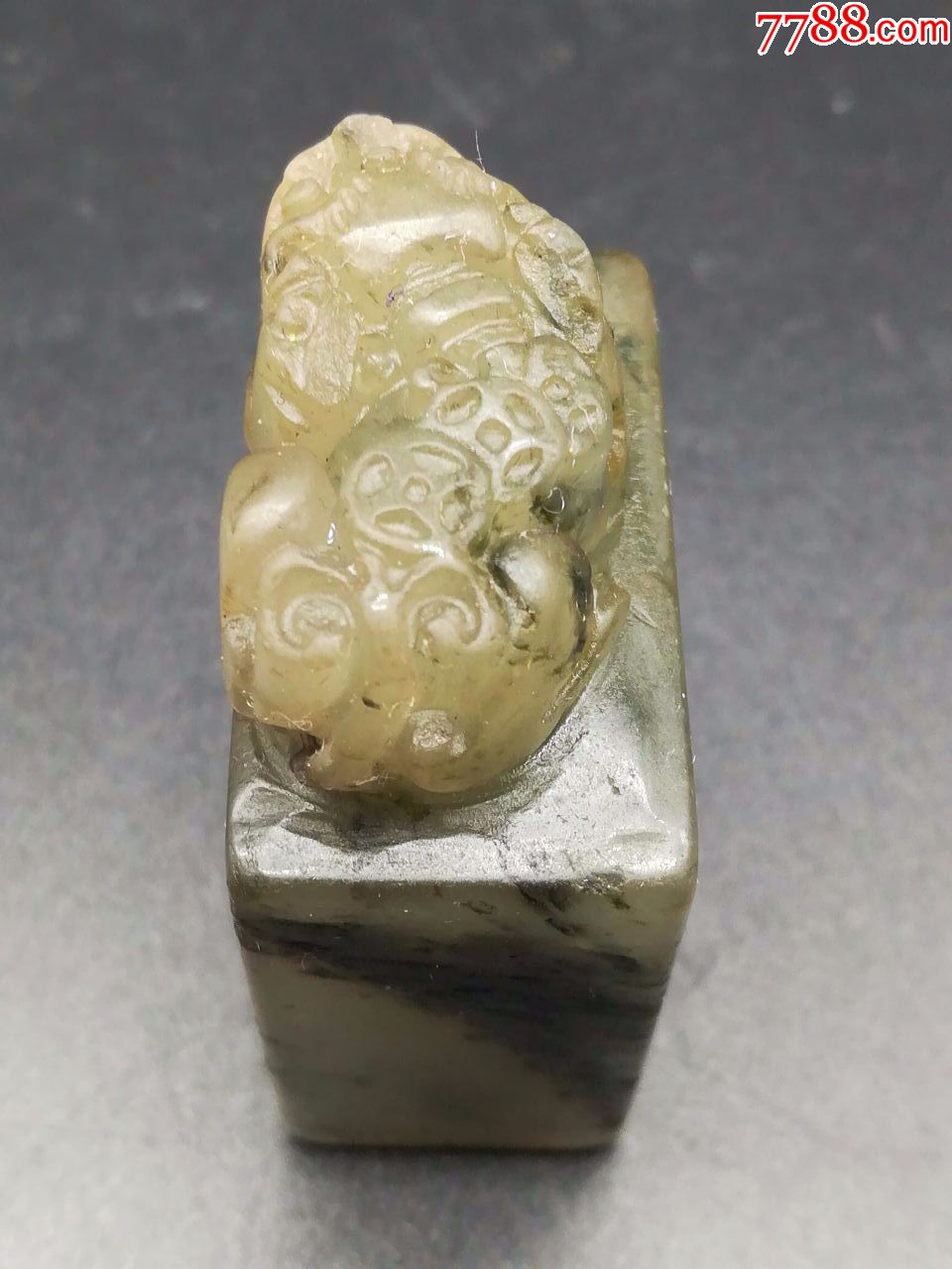 玉金蟾印章-玉印-7788旧货商城