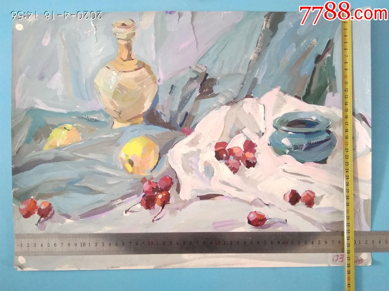 艺术学院美术系大学生毕业考核作业【水粉静物画】收藏佳品宾馆会所