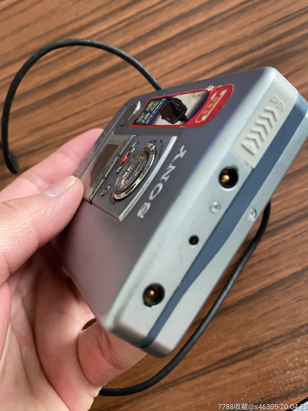 索尼随身听磁带机卡带机wm-gx780带线控未测试怀旧