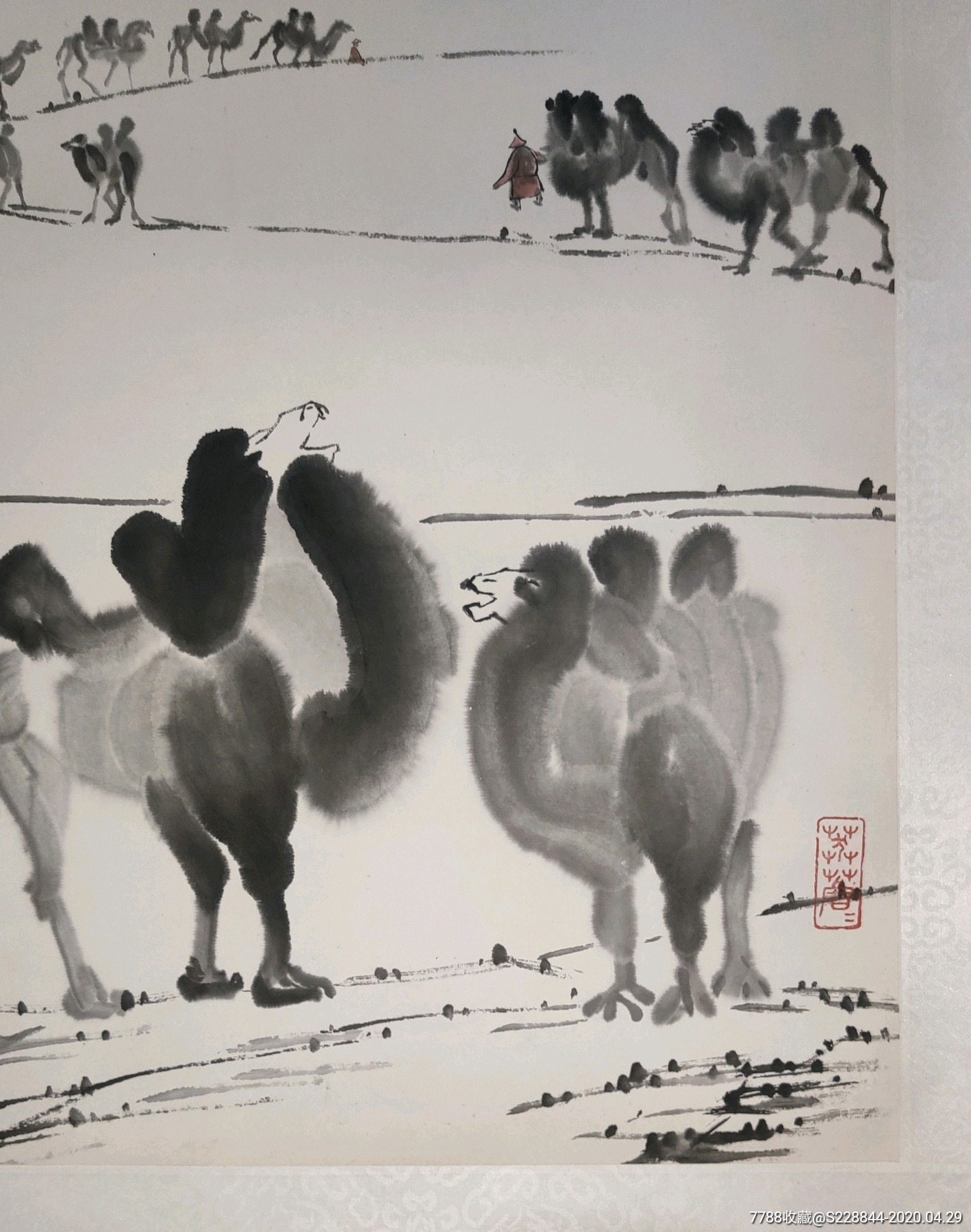 吴作人作品_花鸟国画原作_第6张