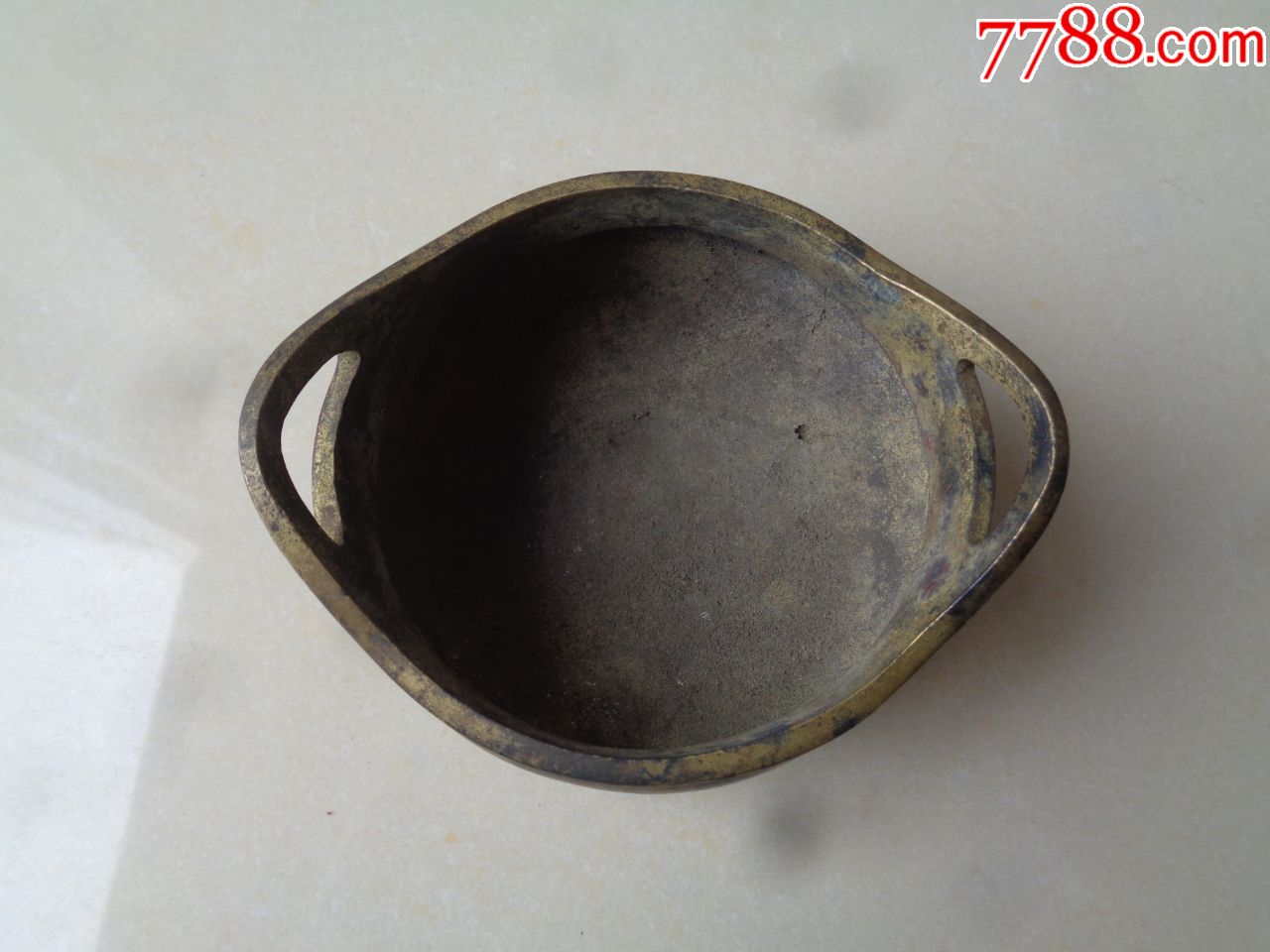 厚重的清代凤眼铜香炉_铜炉【琴书侣】_第3张