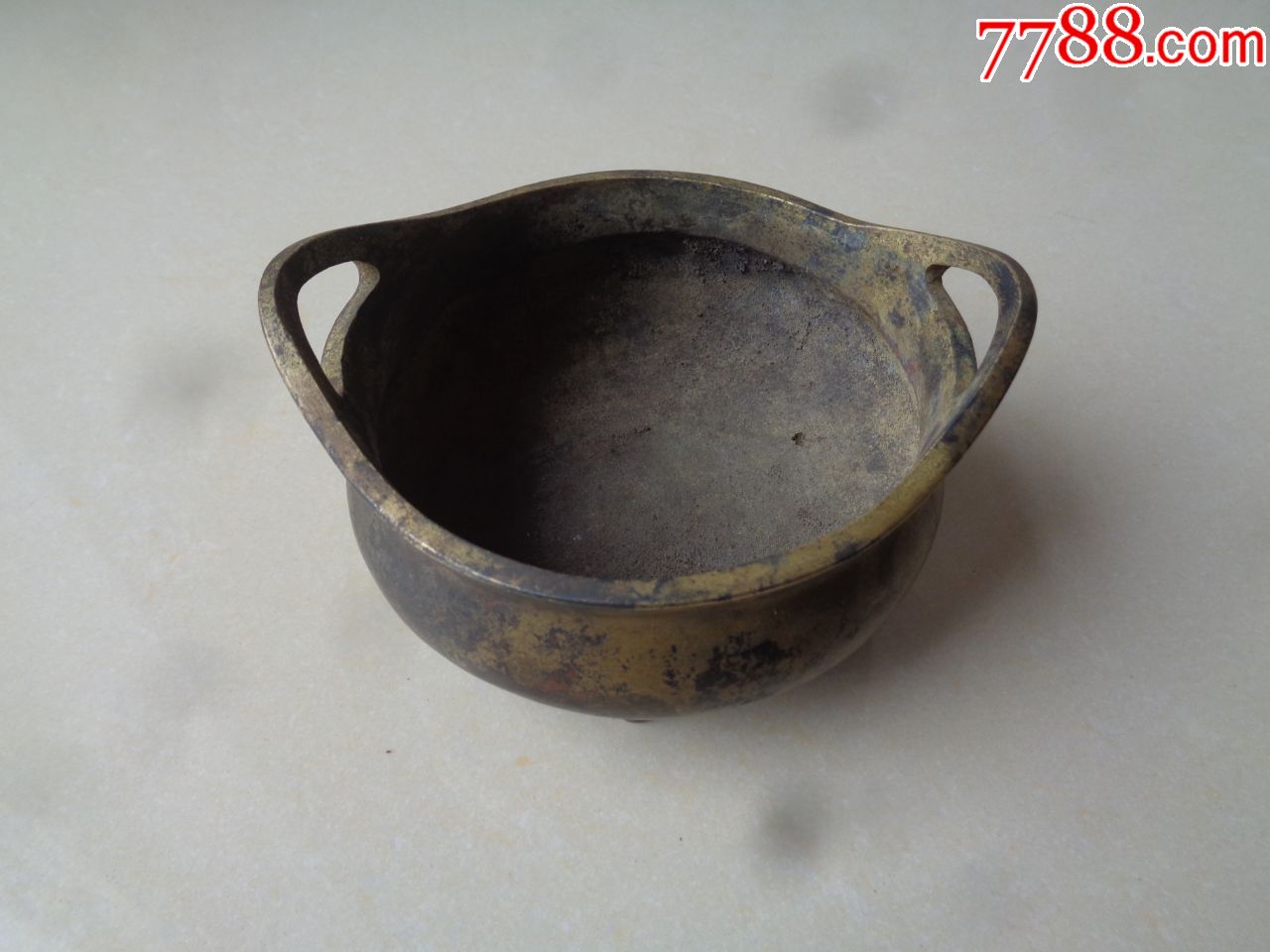 厚重的清代凤眼铜香炉_铜炉【琴书侣】_第9张