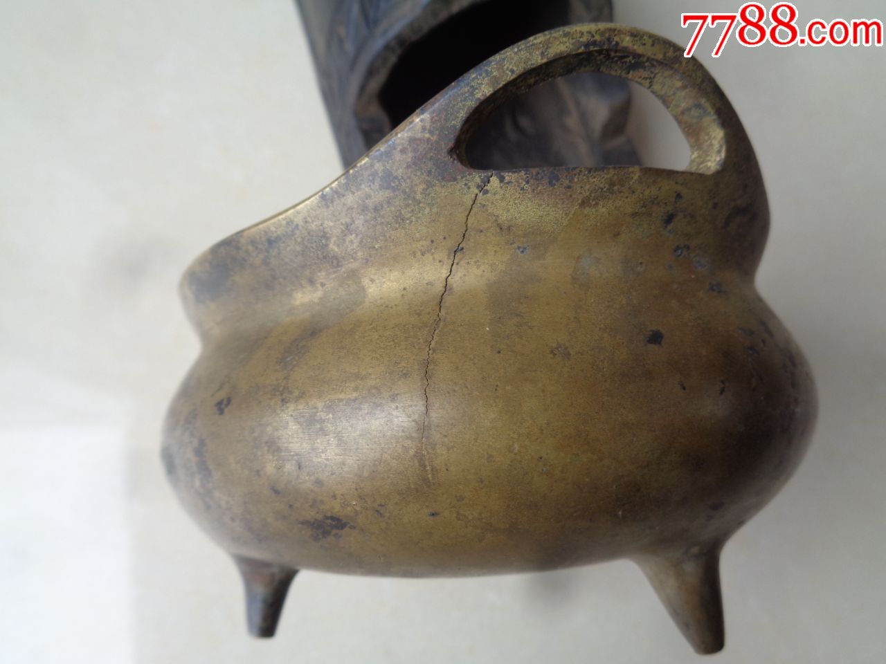厚重的清代凤眼铜香炉_铜炉【琴书侣】_第11张