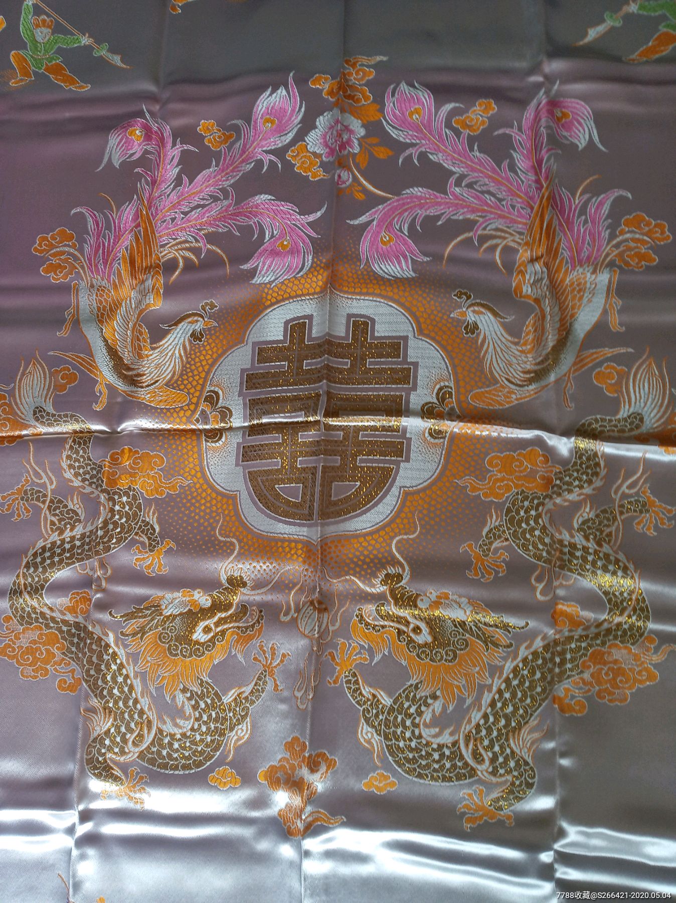 杭州产龙凤被面