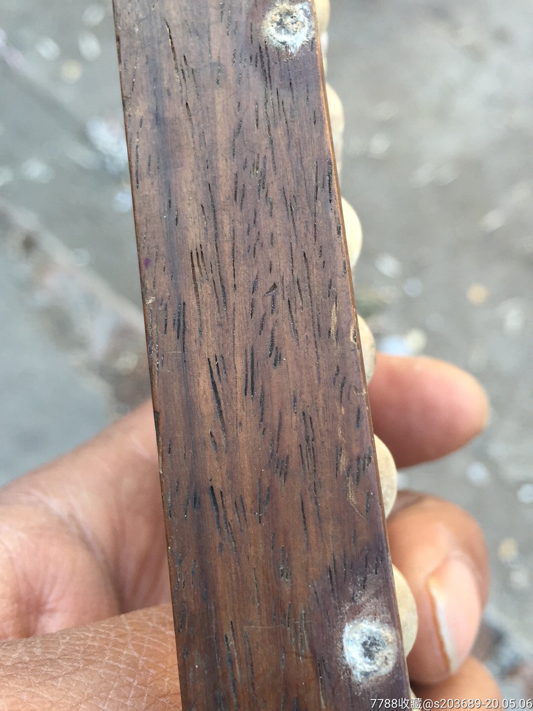 黄花梨木骨头珠算盘