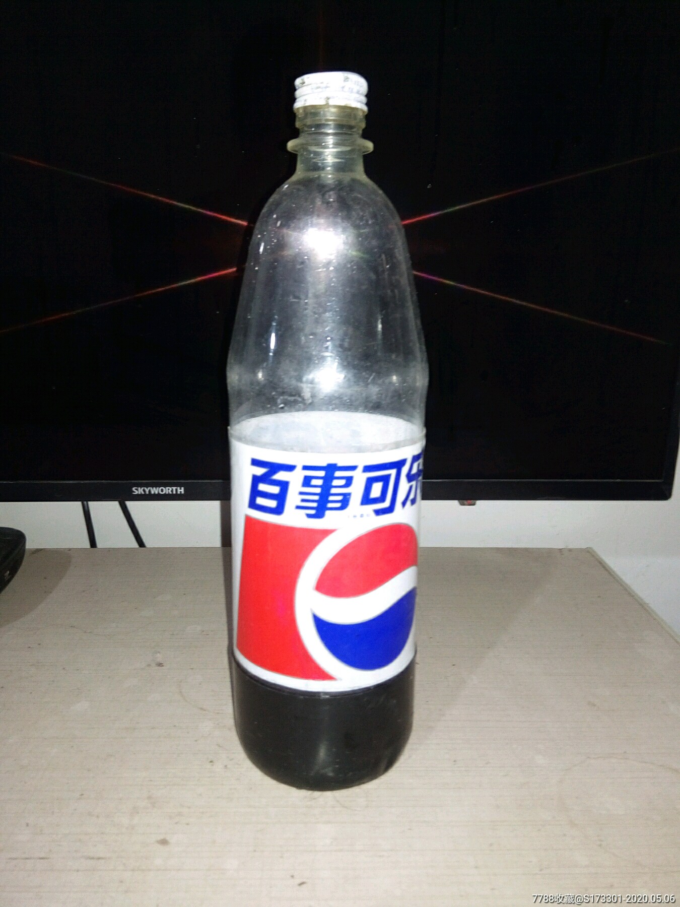 百事可乐瓶,原标原盖