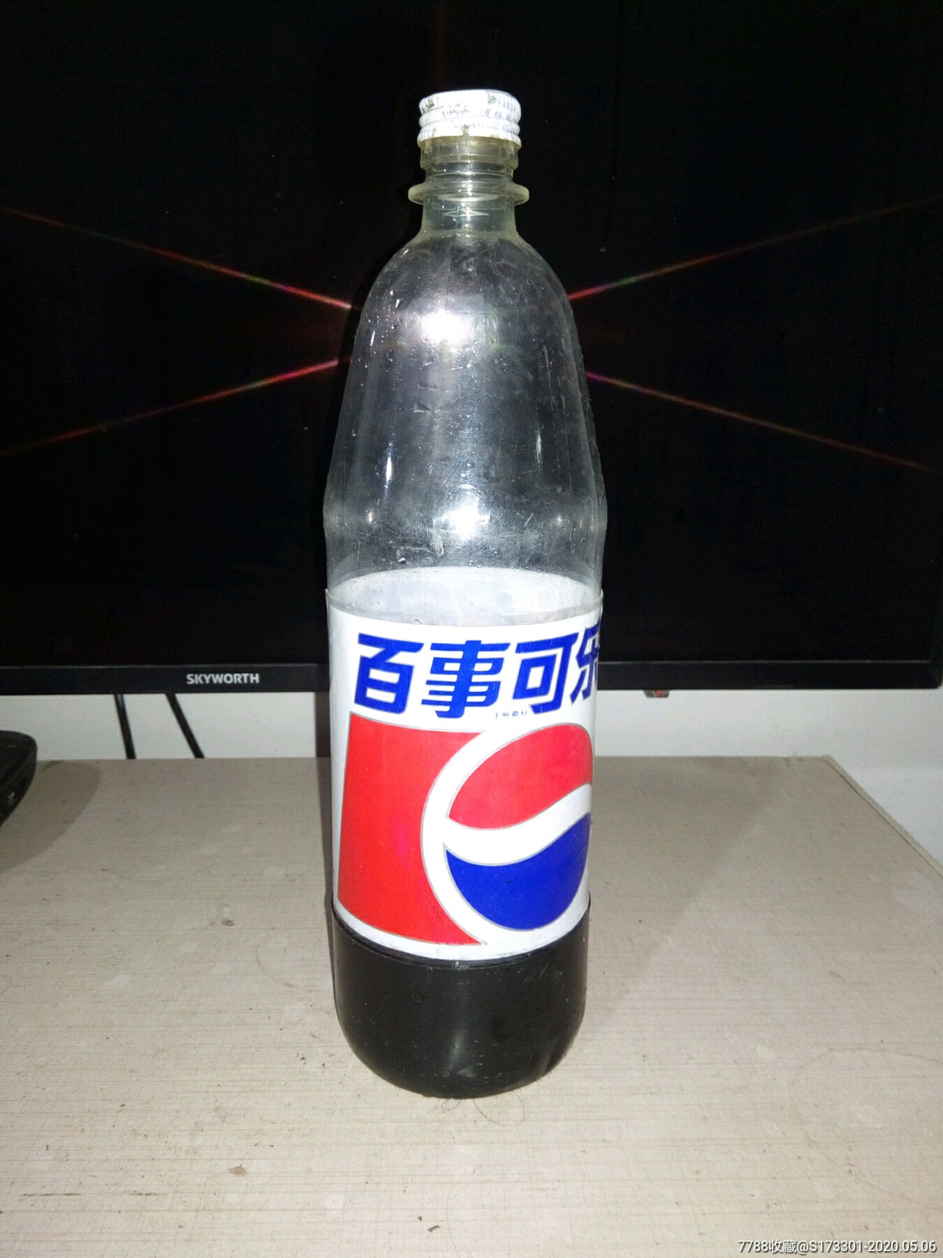 百事可乐瓶,原标原盖