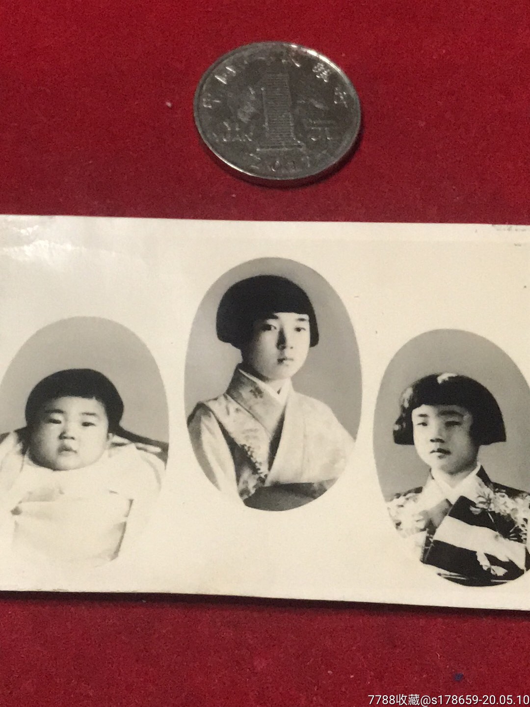 二战时期,日本皇太子明仁(平成天皇)小时候御照像