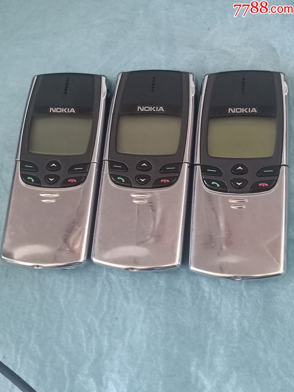 3台经典收藏诺基亚nokia,8810翻盖老式手机