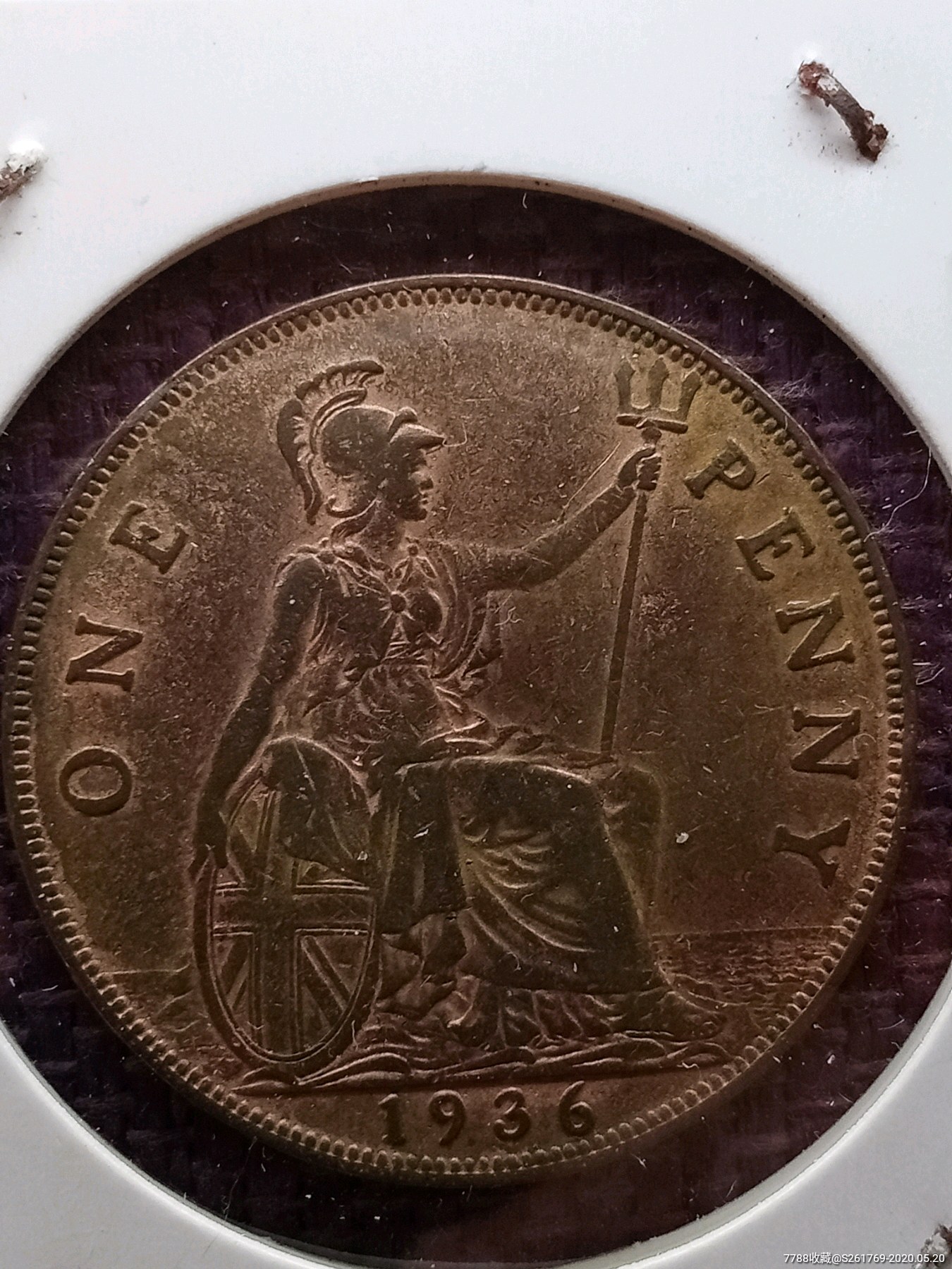 1936年英国乔治五世头像1便士