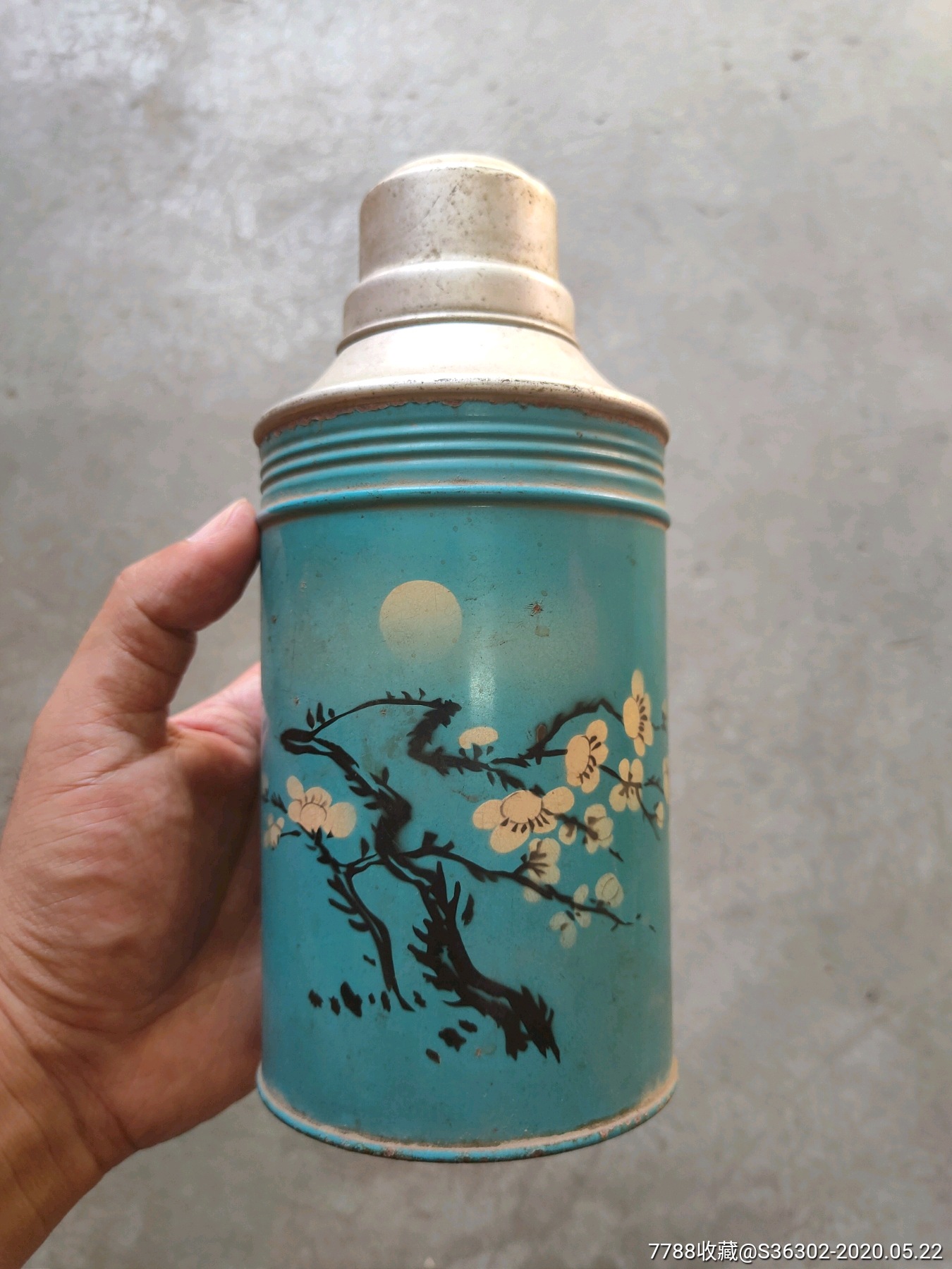梅花图案袖珍小暖瓶(没有内胆)
