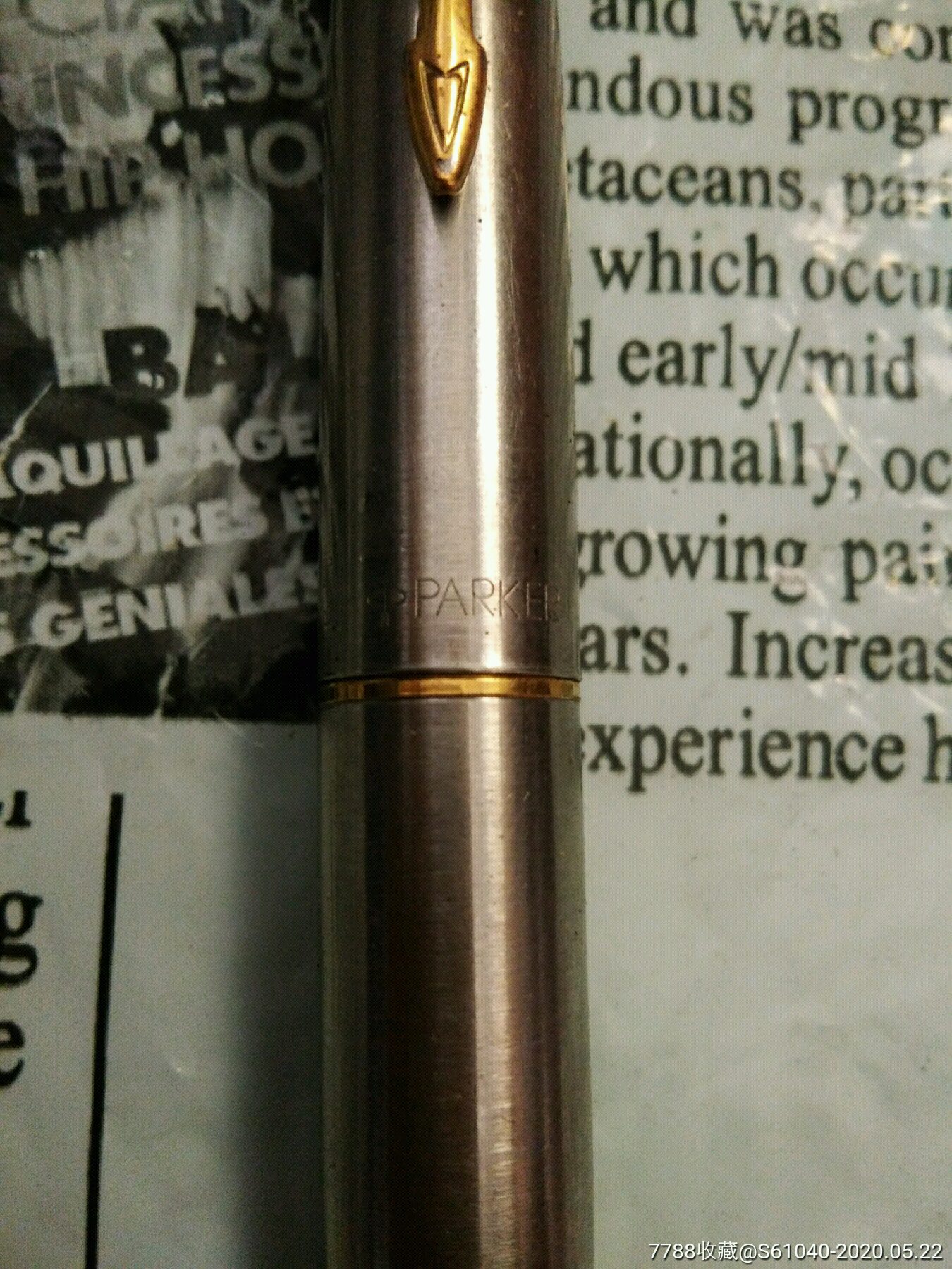 派克45英国产老钢笔一天快拍