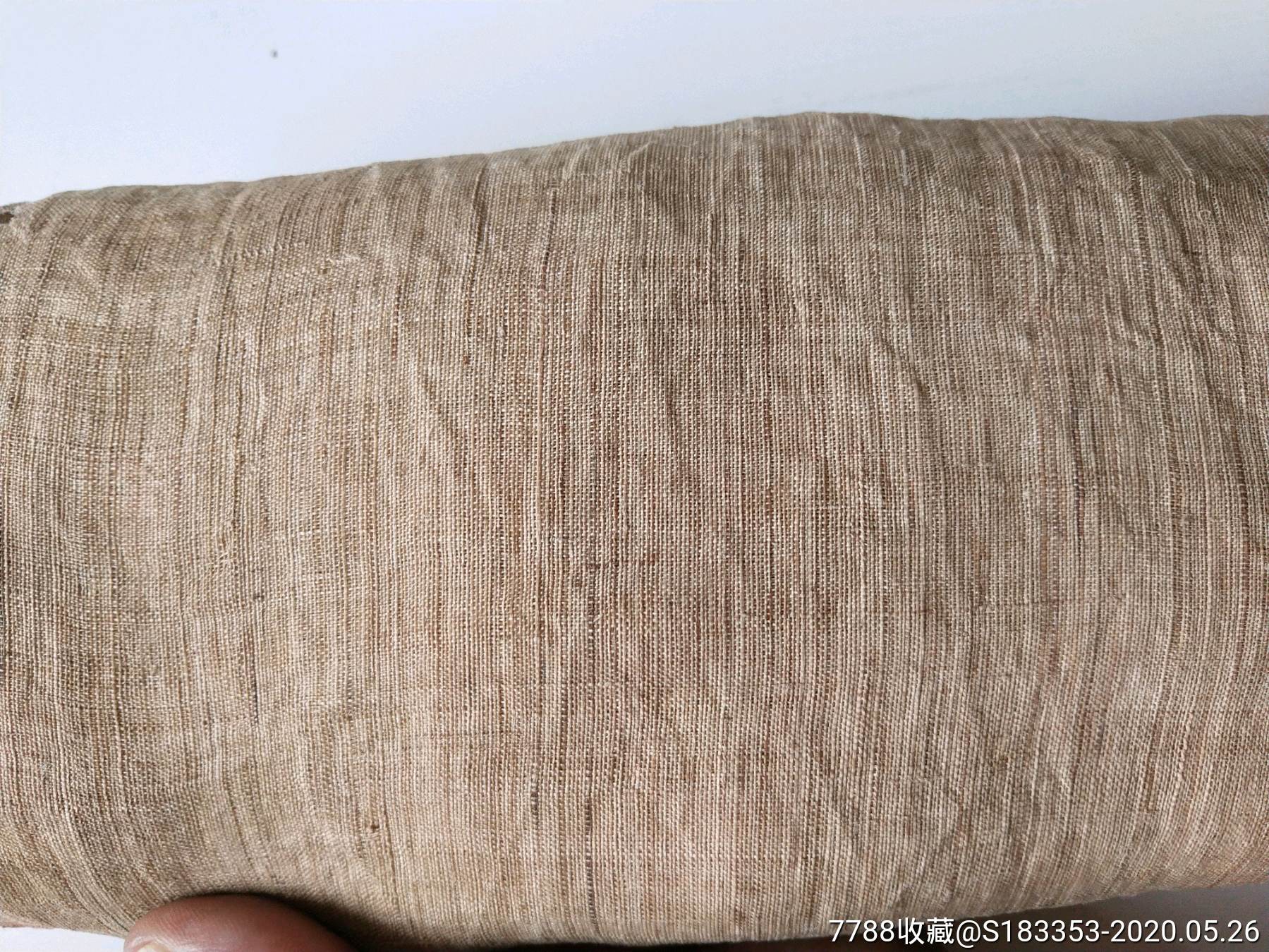 清朝手工制作的老麻布【博物馆级别】