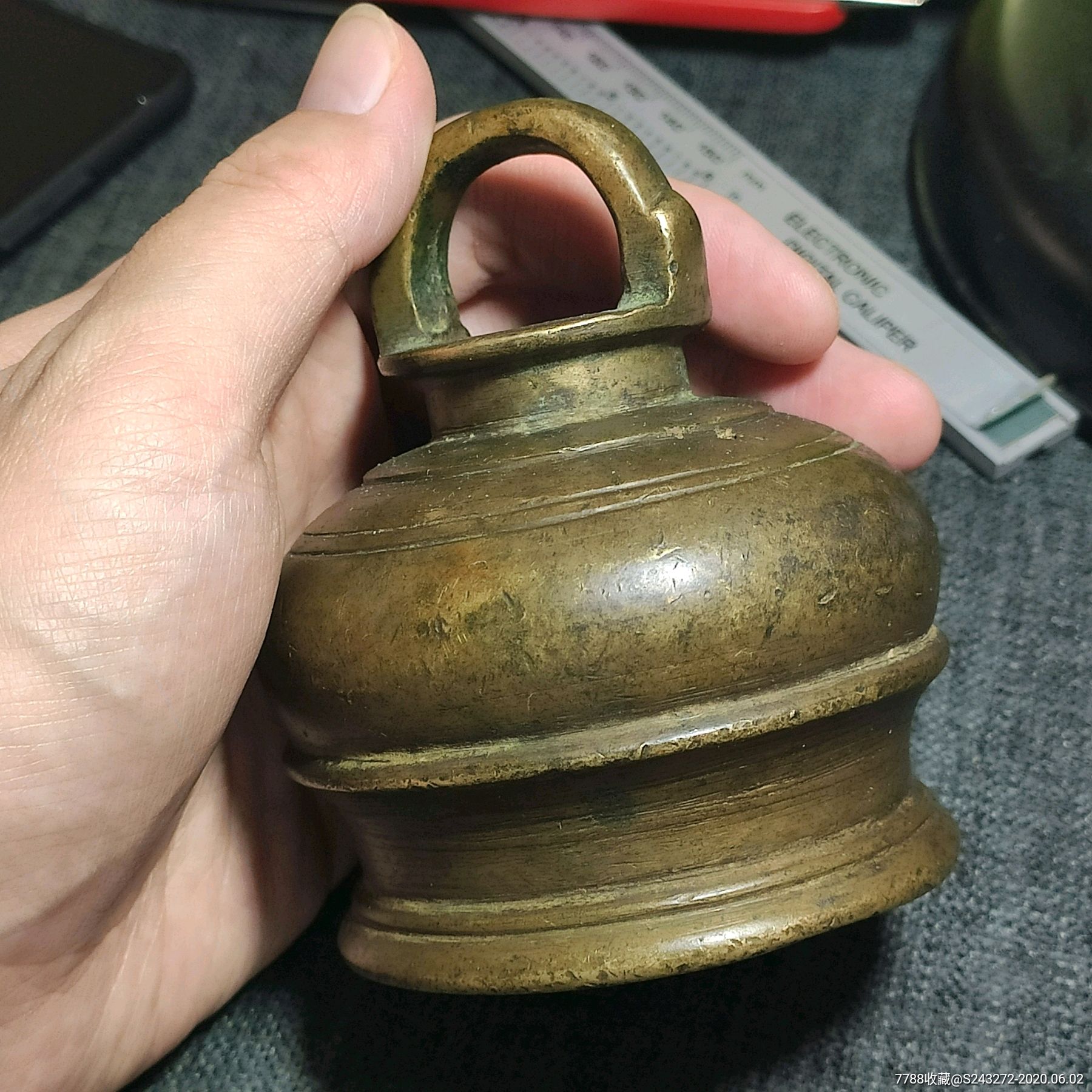 清代佛铃,有使用痕迹-铜铃/铃铛-7788收藏__收藏热线