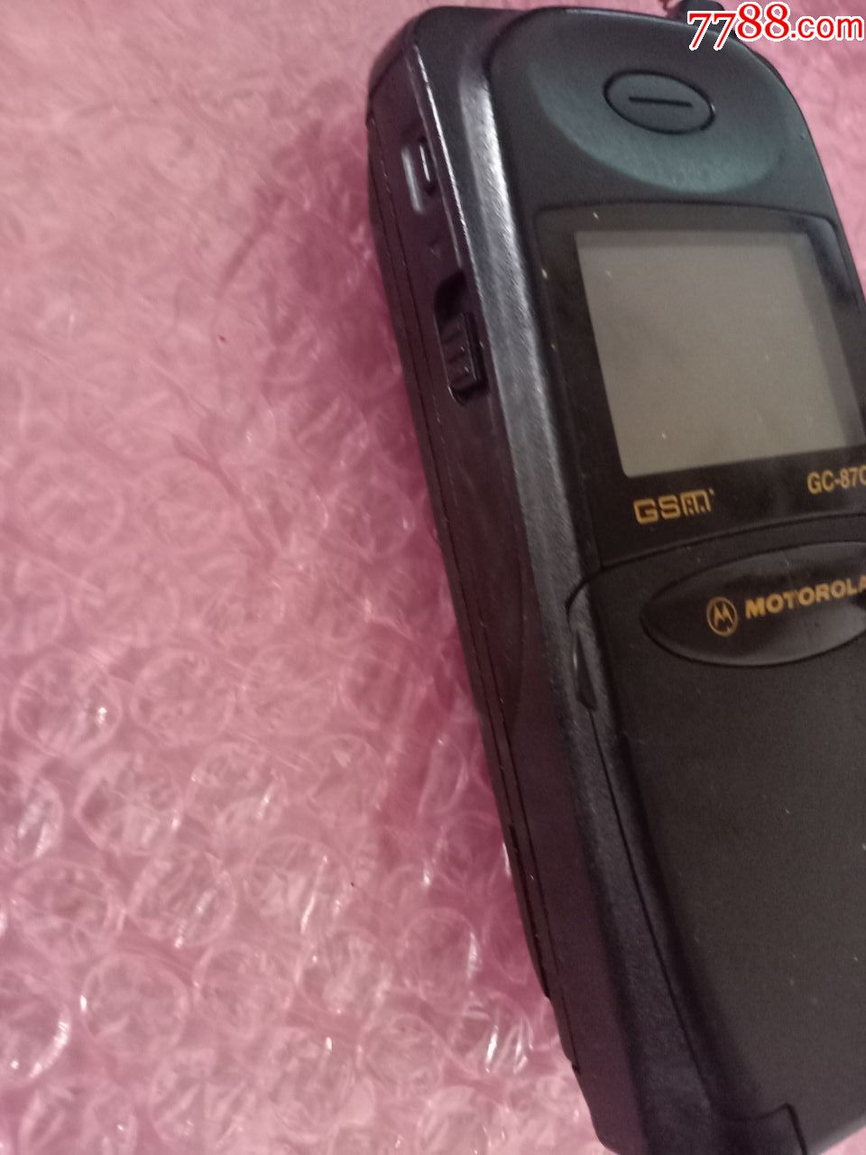 一个经典收藏motorola摩托罗拉gc-87c翻盖老式手机