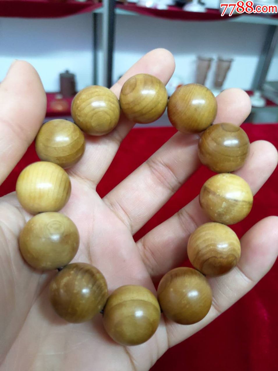 一串柏木手串