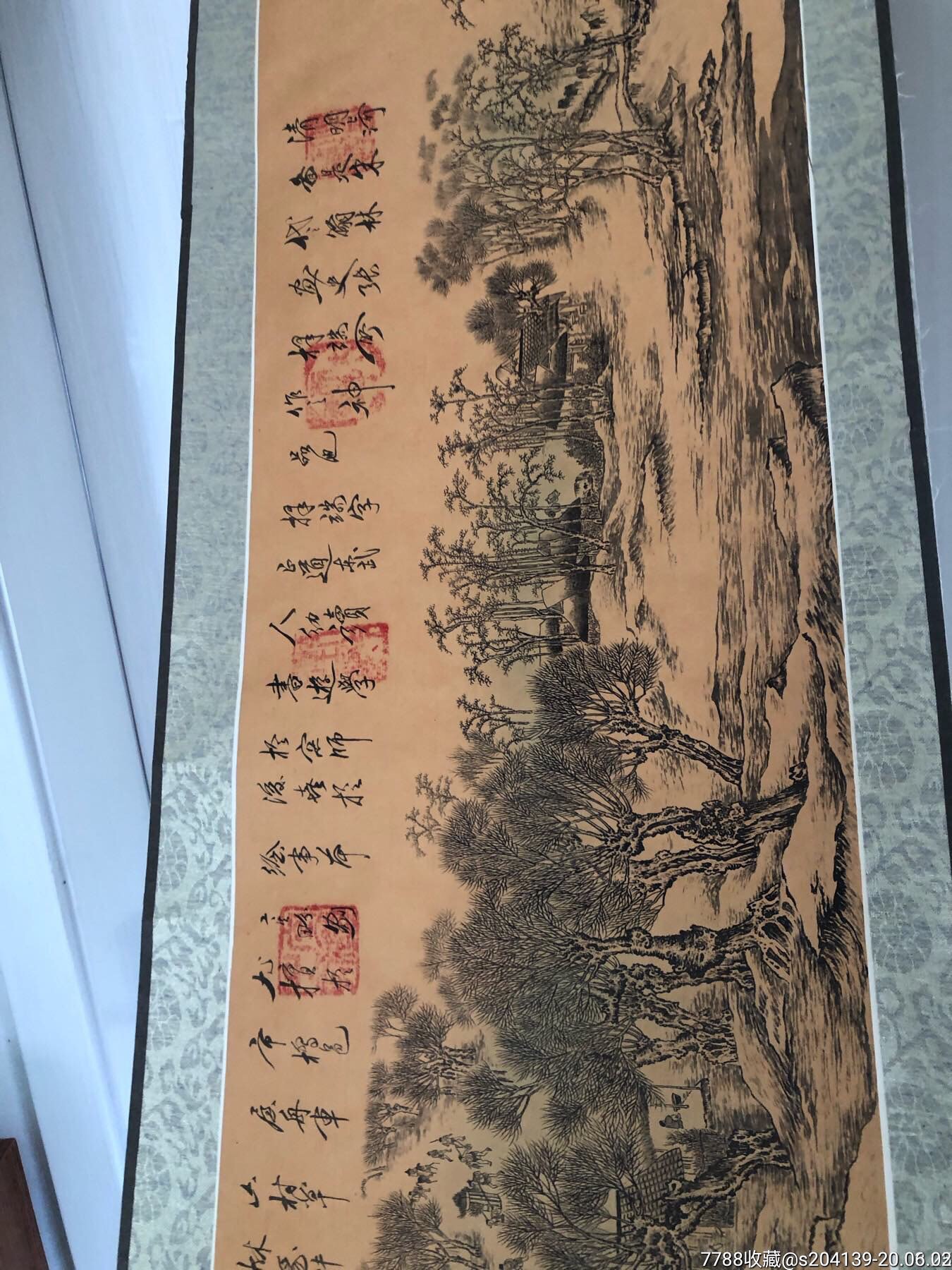 印刷图清明上河图全景六米长-其他印刷品字画-7788