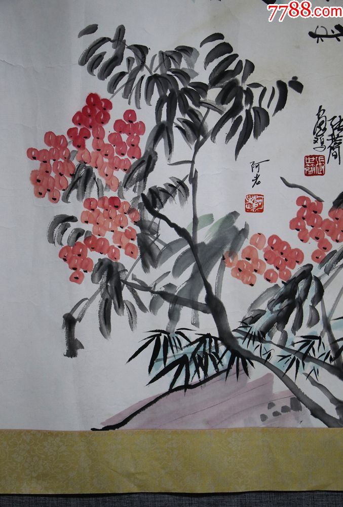 中国近代著名的花鸟画大师.