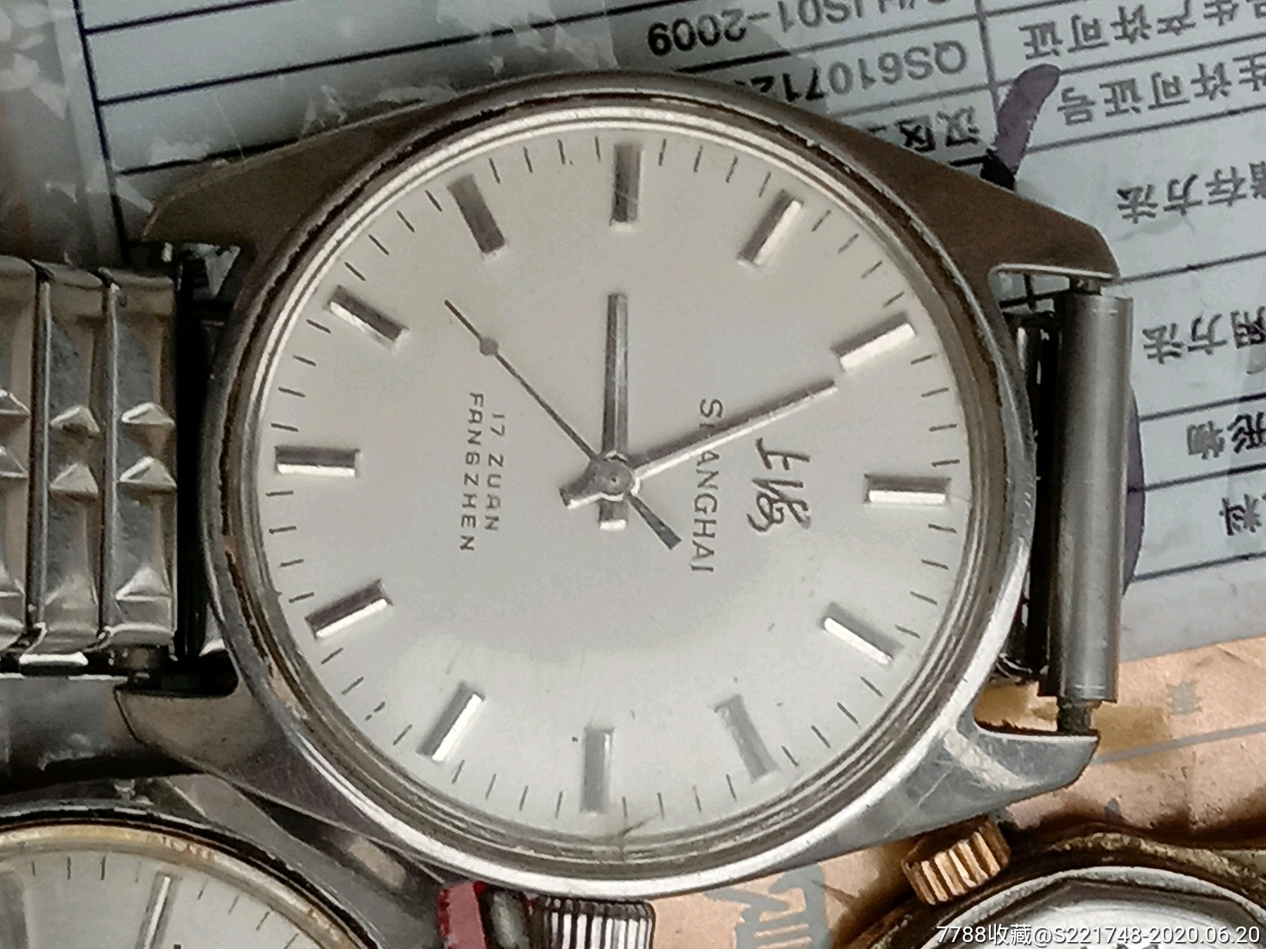 6块表上海17钻,丹东四厂,孔雀蓝3113.孔雀3315,smd