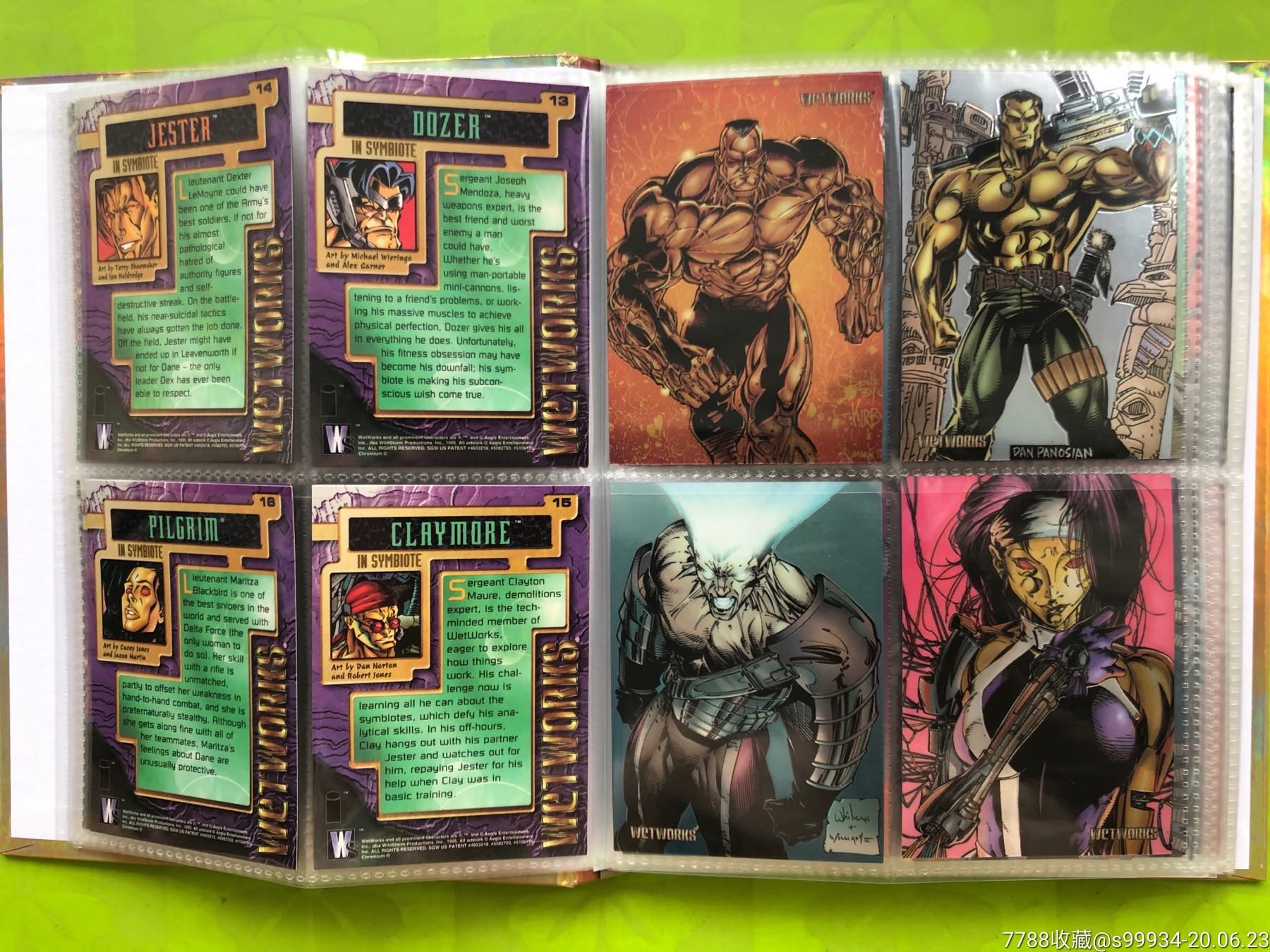 威特突击队原版闪卡一套107张(美国1995年发行)