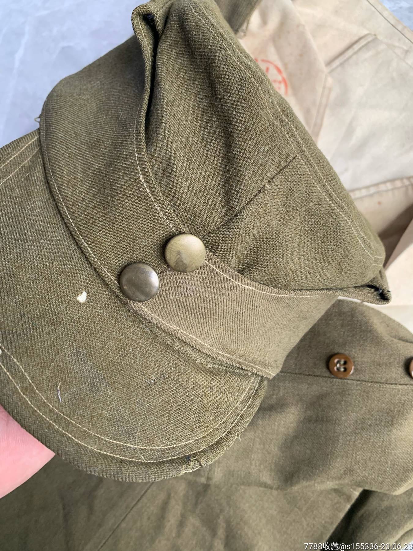 【抗战收藏1940年】国军高级军官帽和裤子-帽子-7788收藏