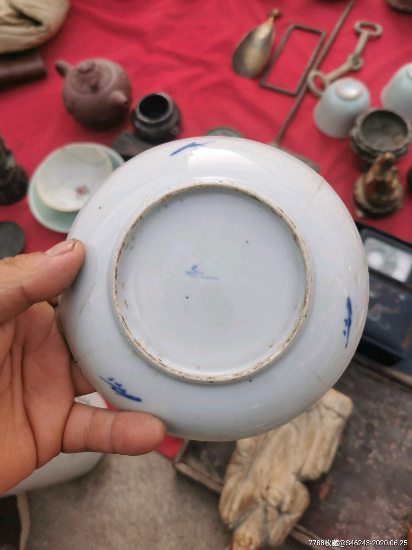 清代青花盘子_价格300元_第4张