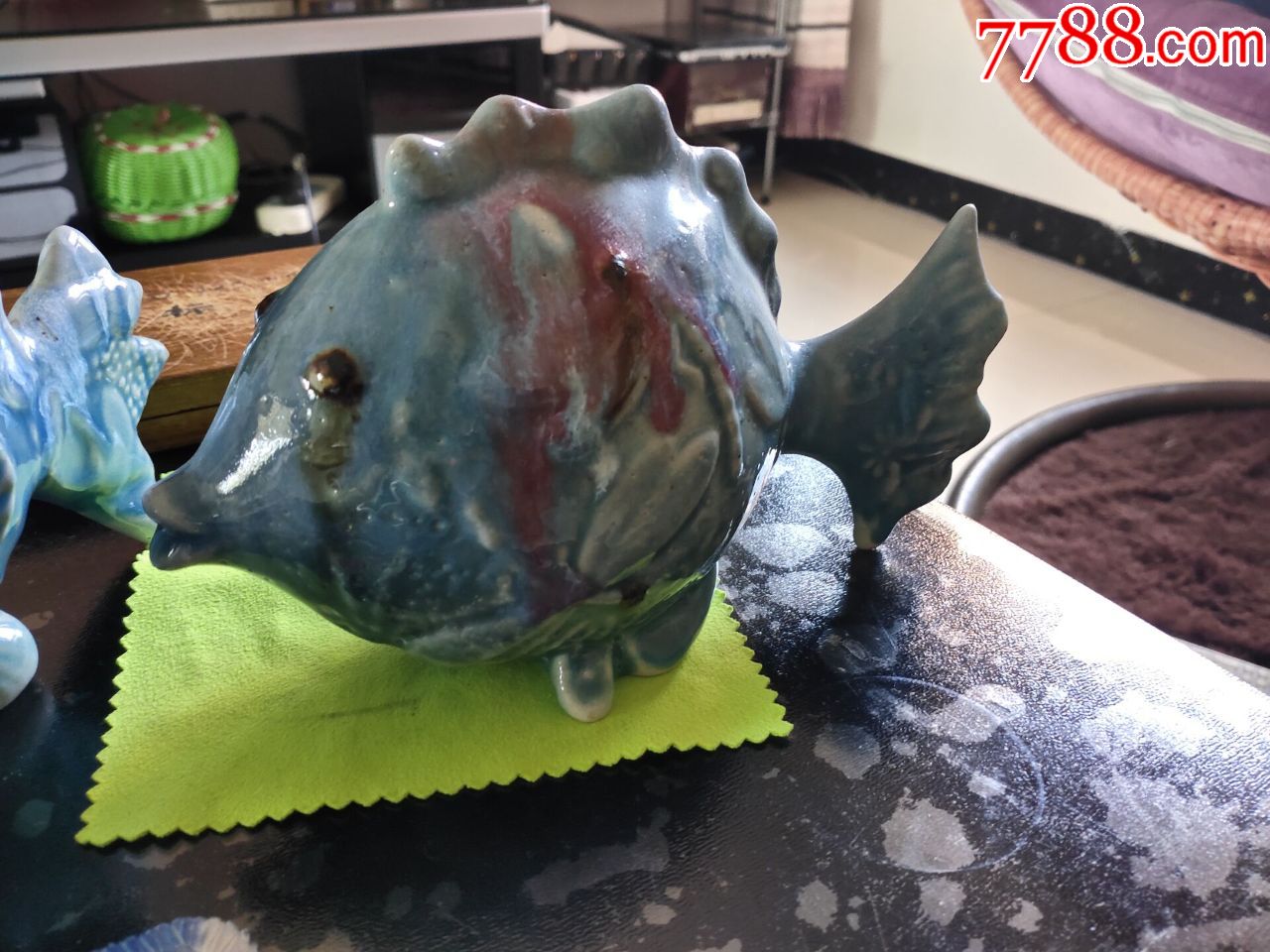 大胖鱼,大飞鱼,风水胖胖鱼,一对2只完好,10品