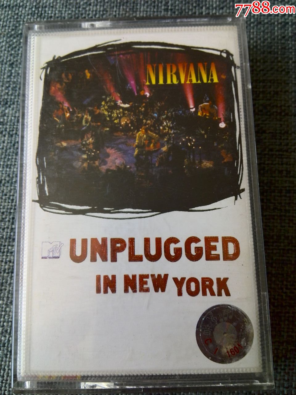 原版引进,美国摇滚乐队nirvana(涅盘乐队)专辑《纽约没有插电》(蓝色