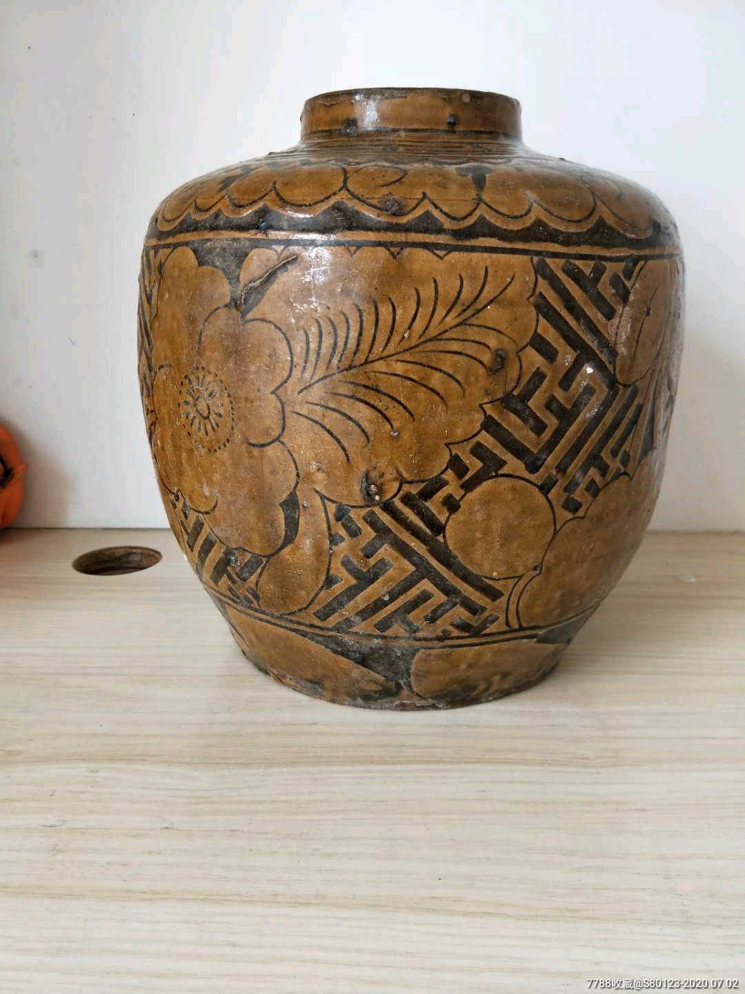 老马口窑陶坛.-红陶-7788陶器收藏