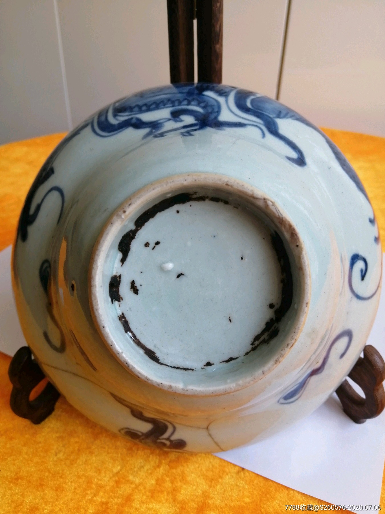 过墙龙碗_青花瓷【华明古玩】_第3张