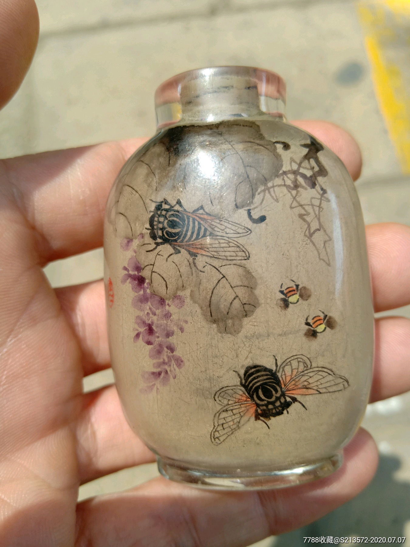 玻璃内画鼻烟壶