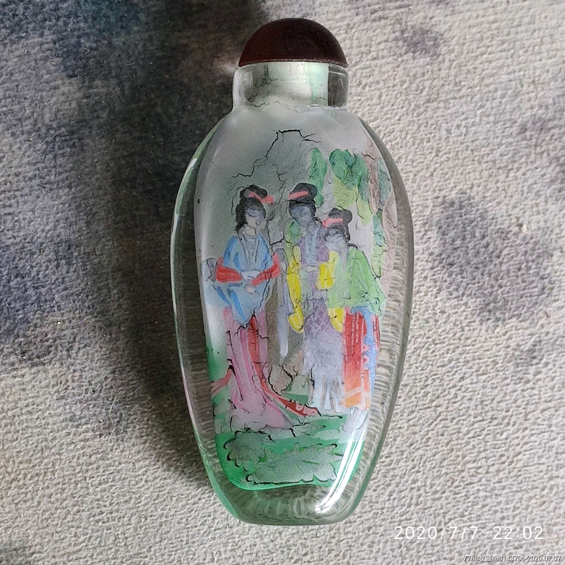 几十年创外汇时期内手绘画鼻烟壶,a1