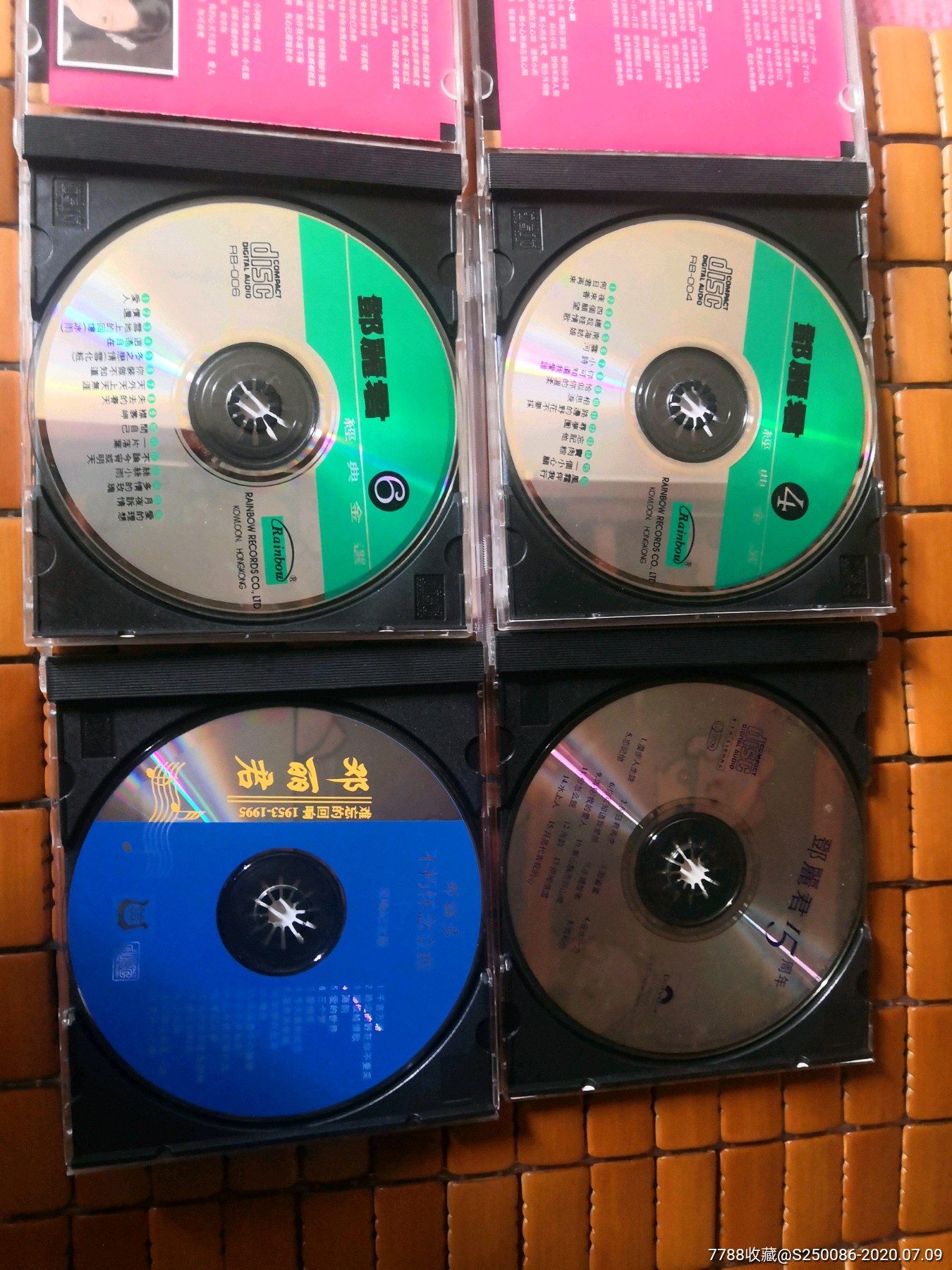 八十年代个人专辑cd!一套四盘-音乐cd-7788收藏__收藏热线