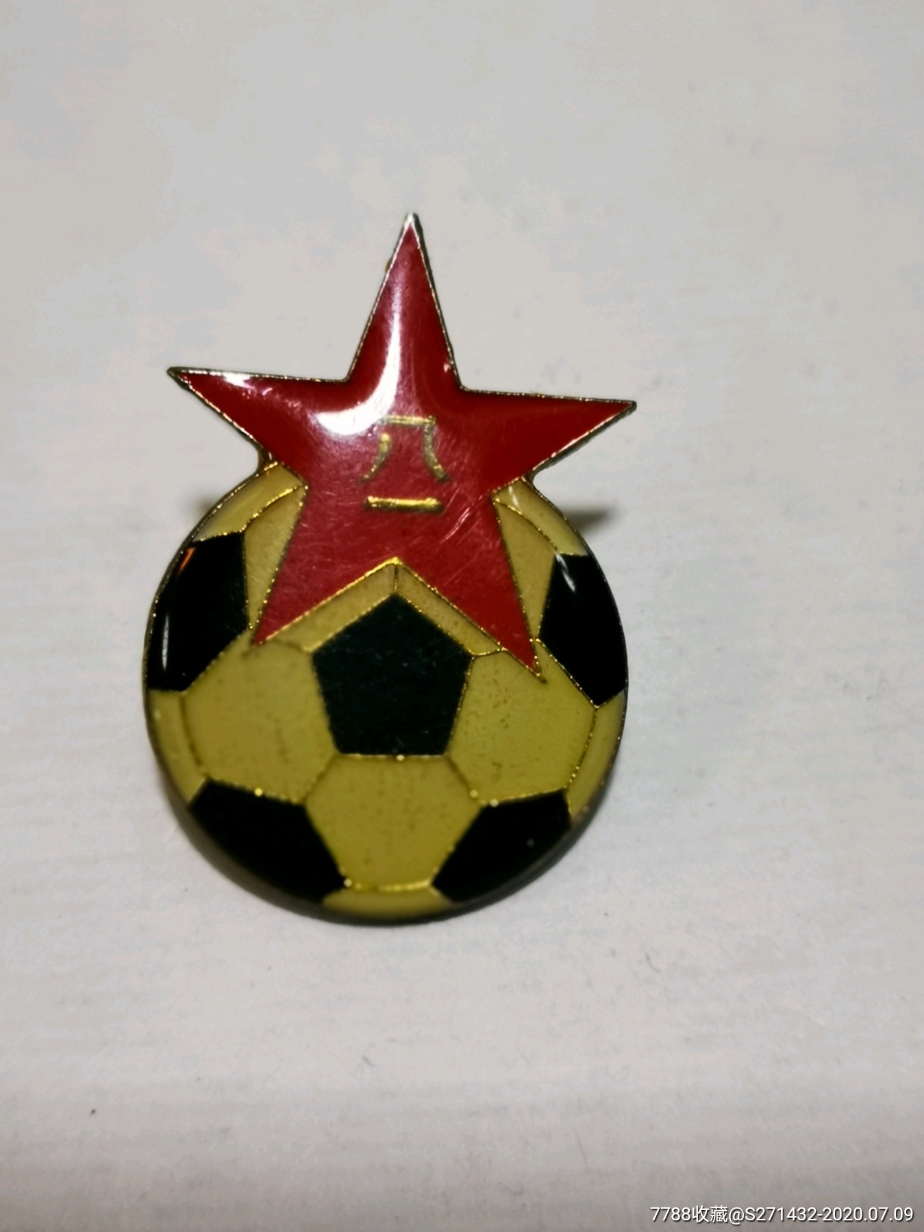 八一足球队徽—中国国家足球联队队徽