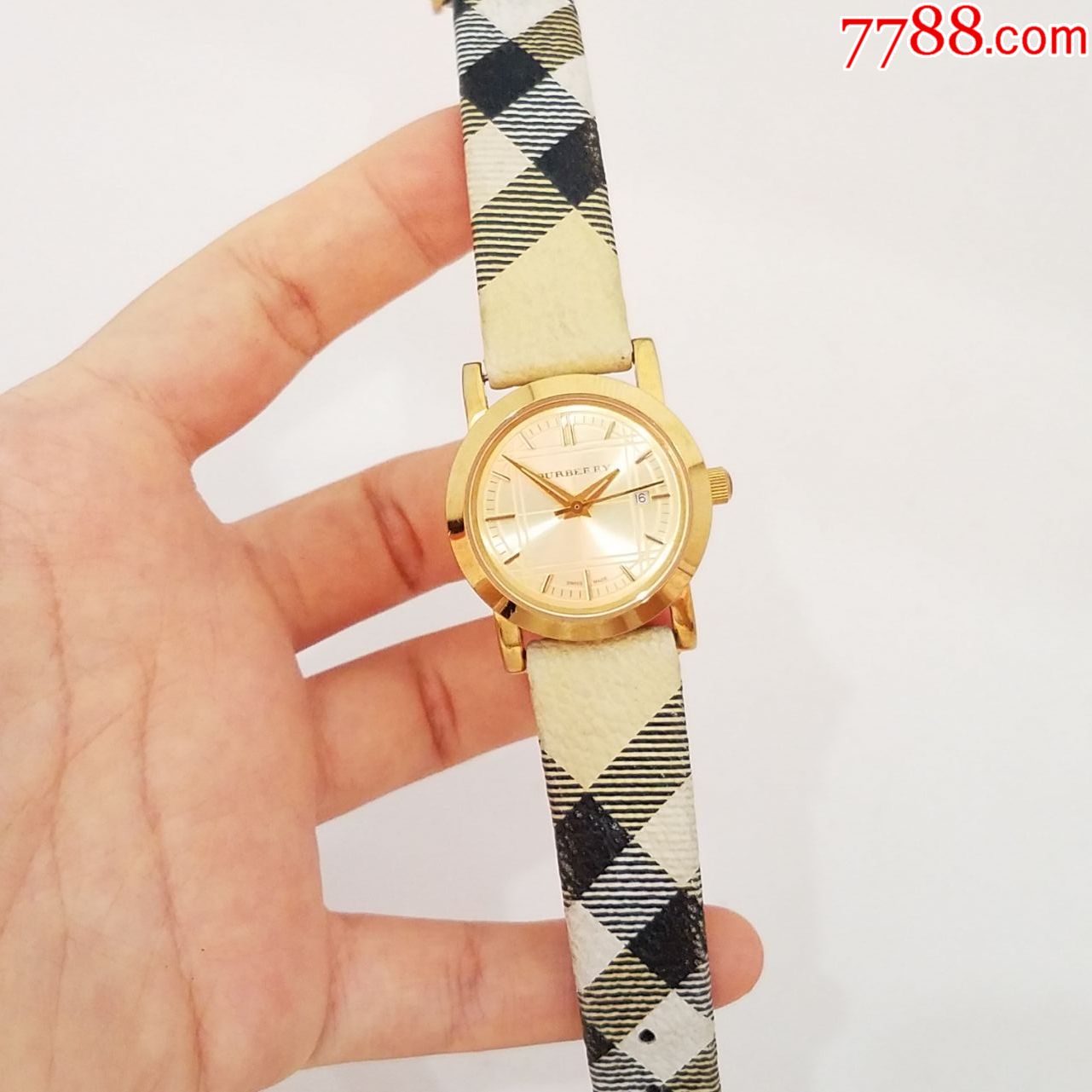 【美品】国际奢侈品-burberry-巴宝莉(博柏利)石英女表,手表/腕表