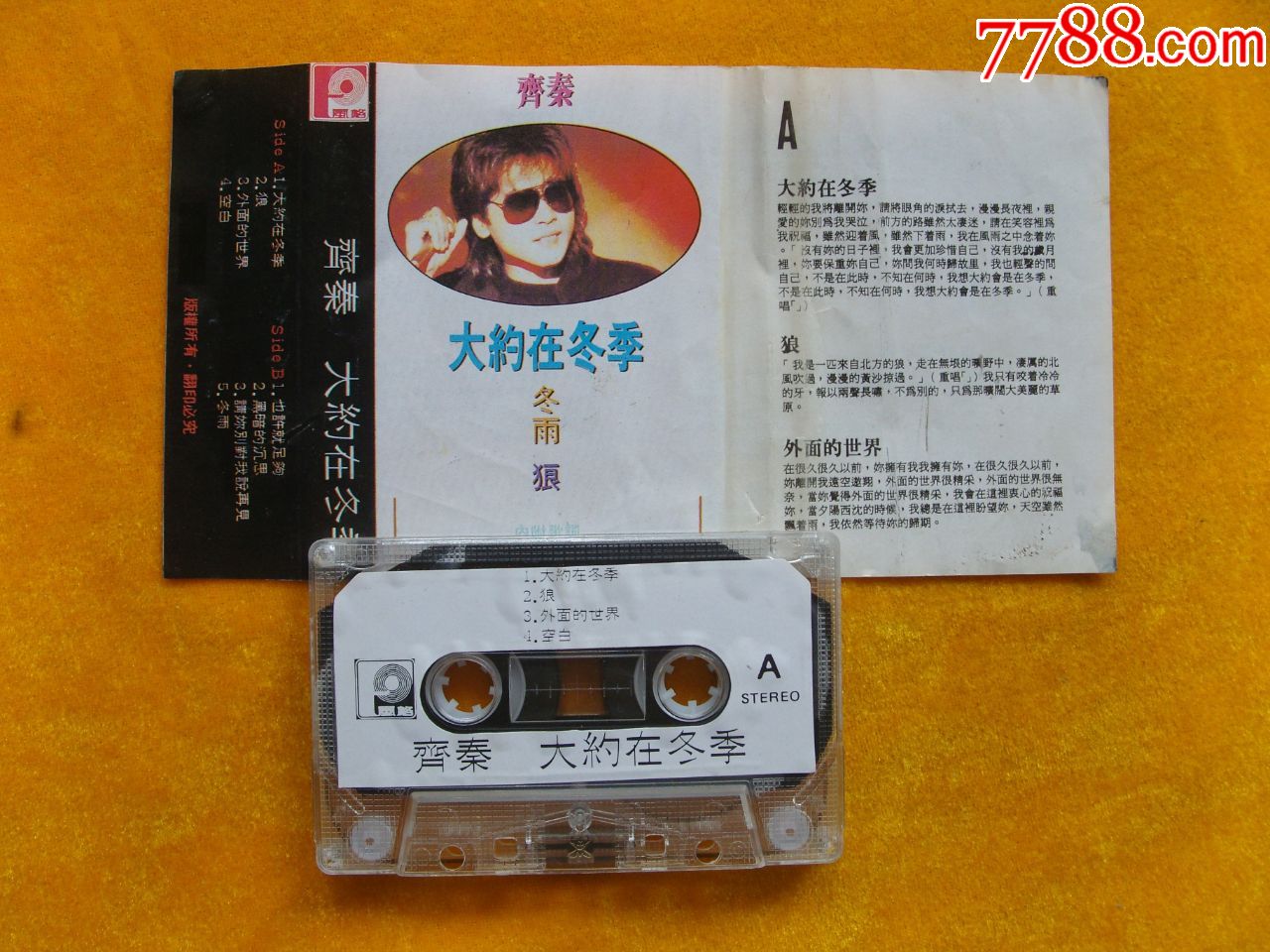 齐秦,大约在冬季