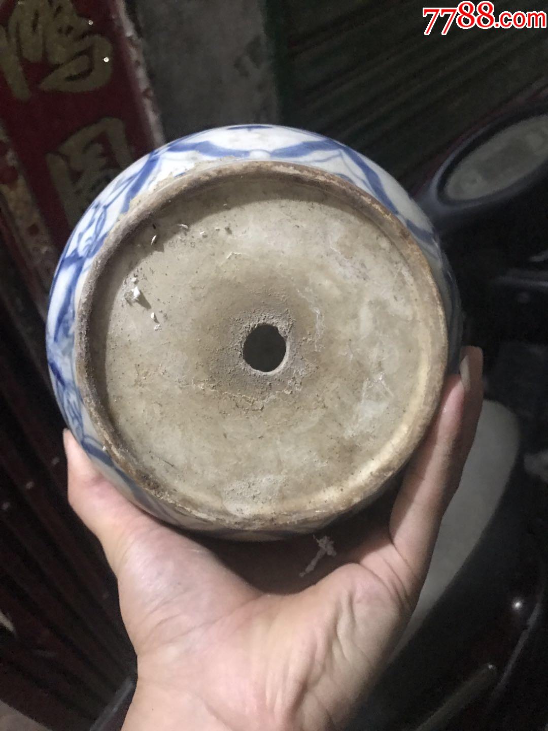 老青花花盆-青花瓷-7788收藏__收藏热线