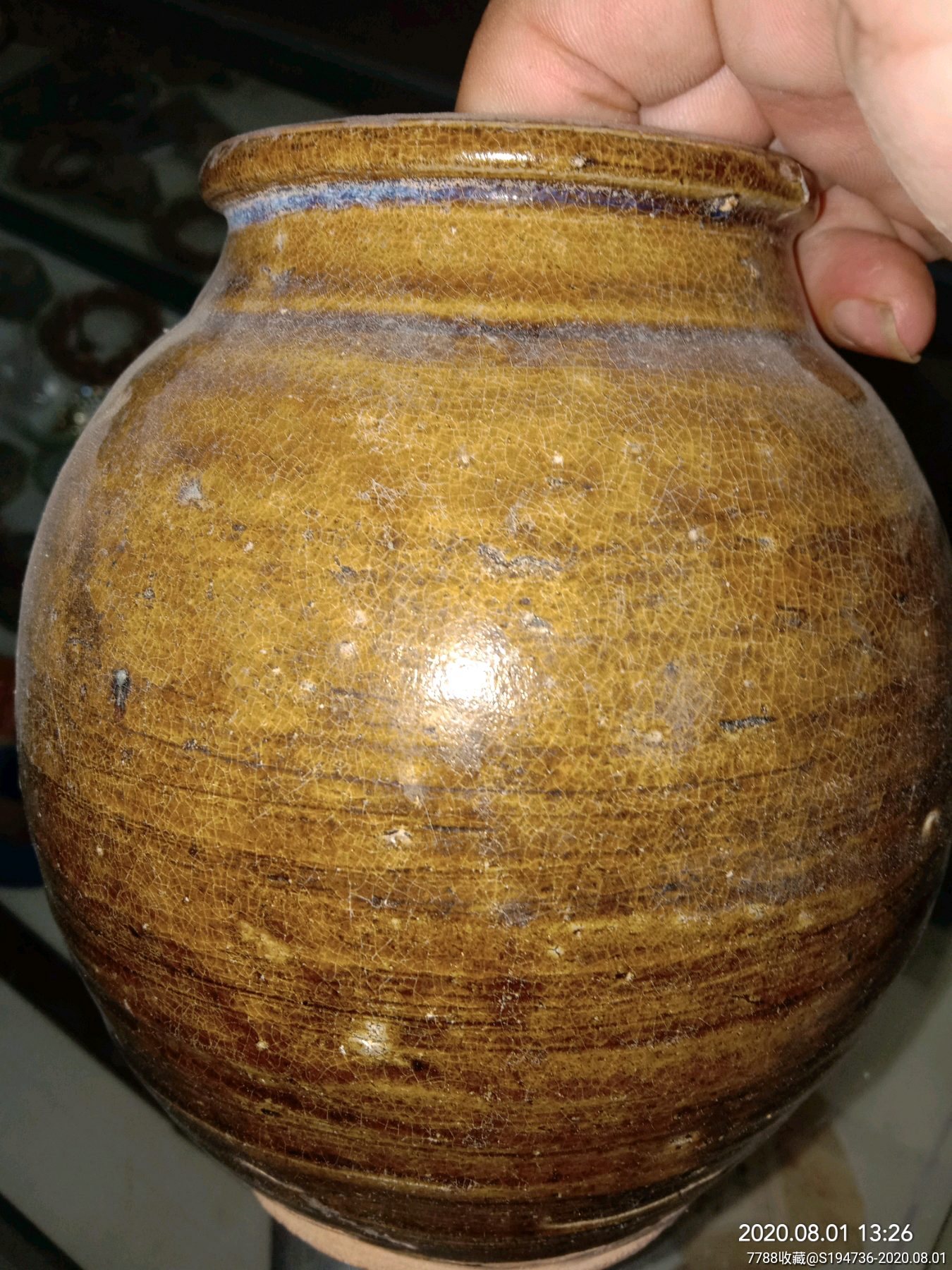 元代黄釉壶