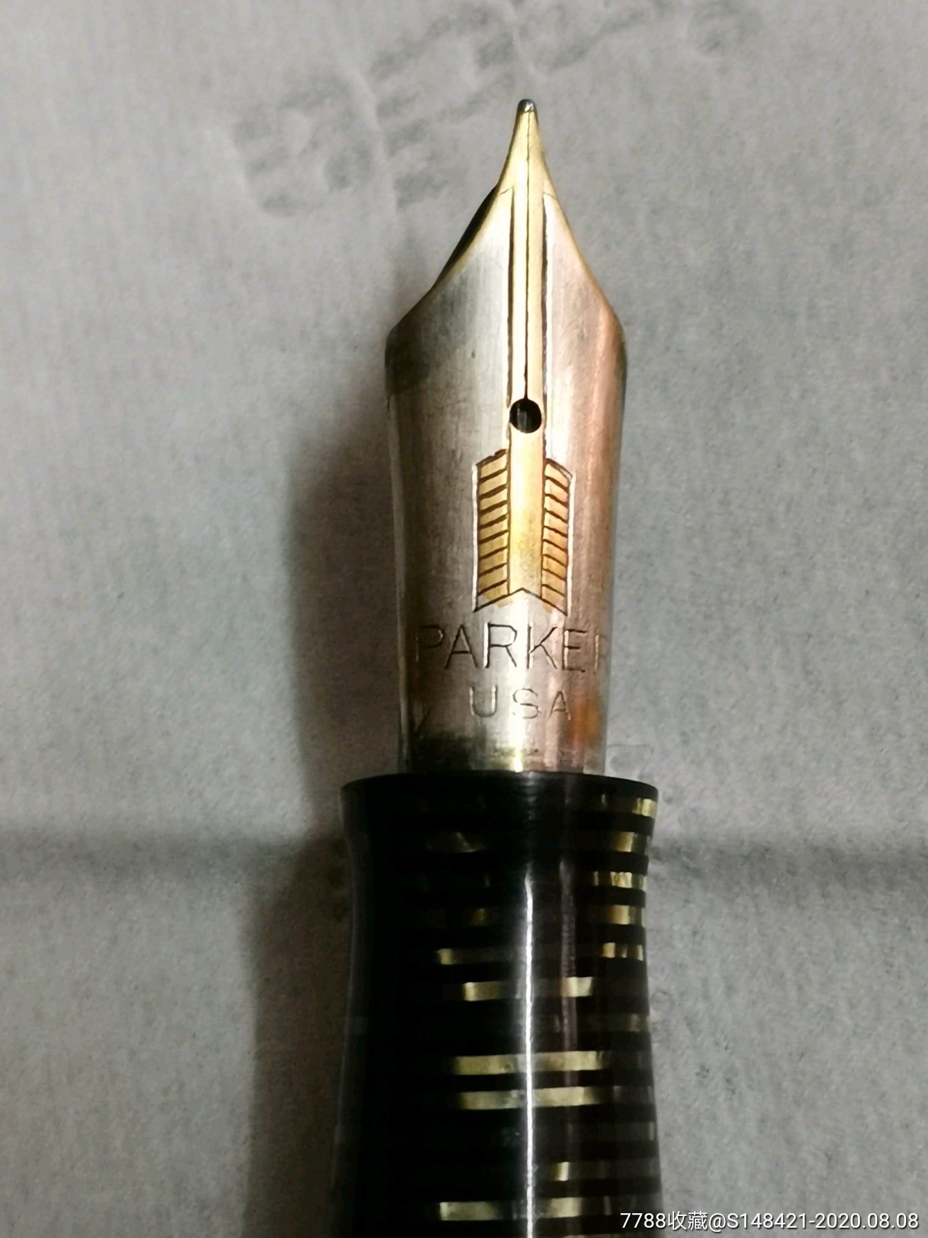 派克花杆大号金笔