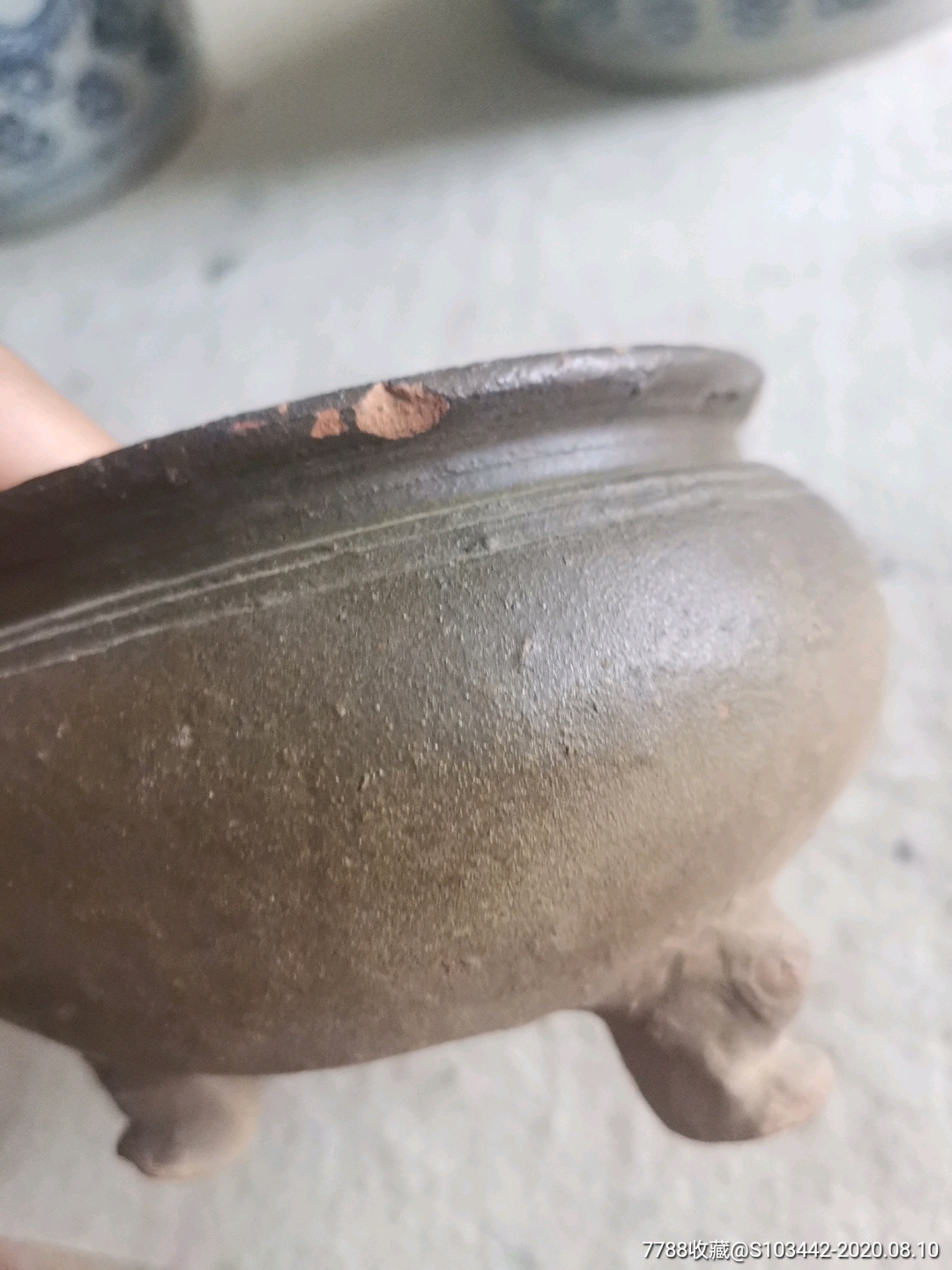 刚刚出土宋代香炉一个,全品