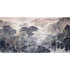北京国画艺术家协会副会长,北京国画艺术家协会彩墨画院院长《曾刚》