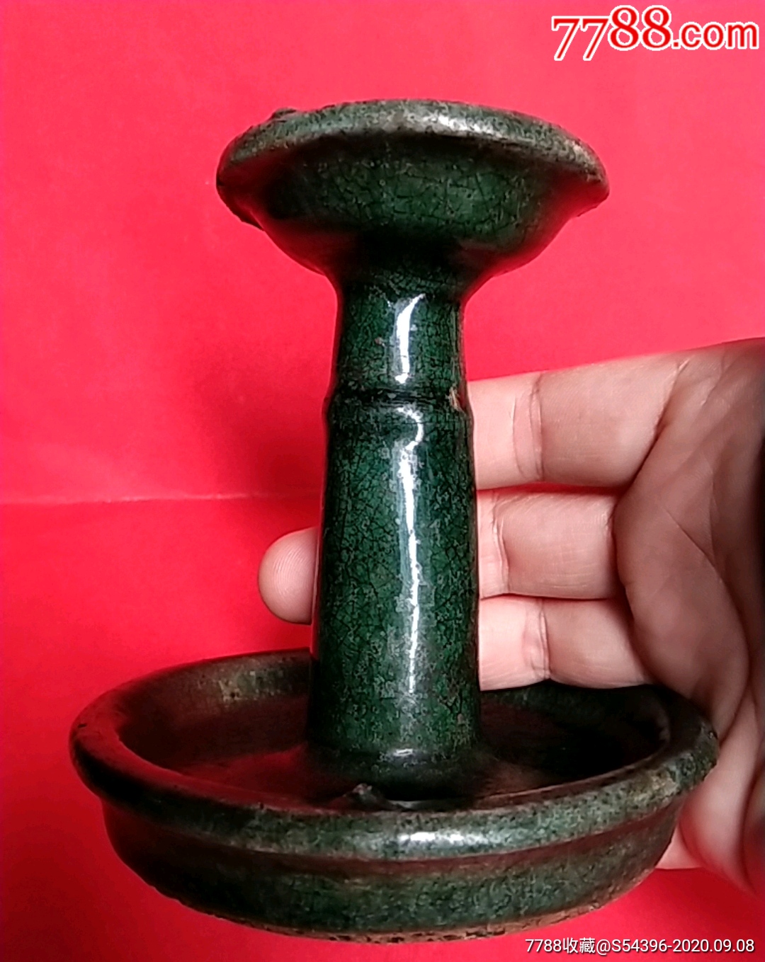 清朝绿陶油灯_第3张_7788陶瓷