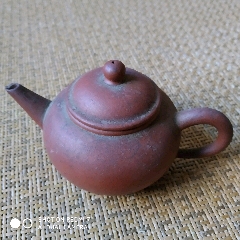 老紫砂竹节壶甘惠芳制