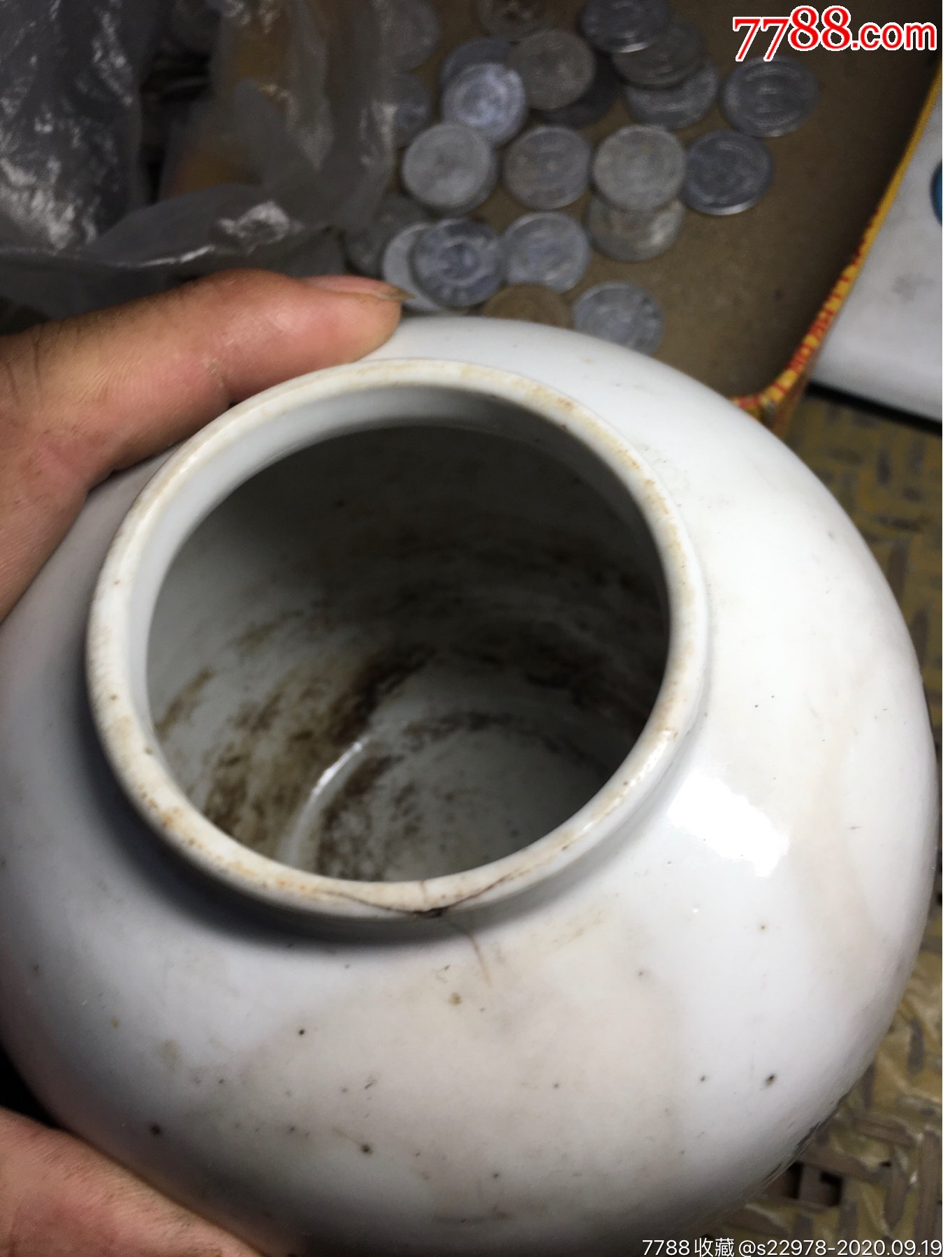毛病民国茶叶罐一只