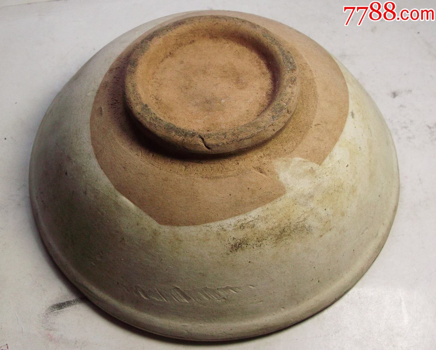 古代白陶碗尺寸:15.3x15.3x6cm-价格:24.0000元-au-白