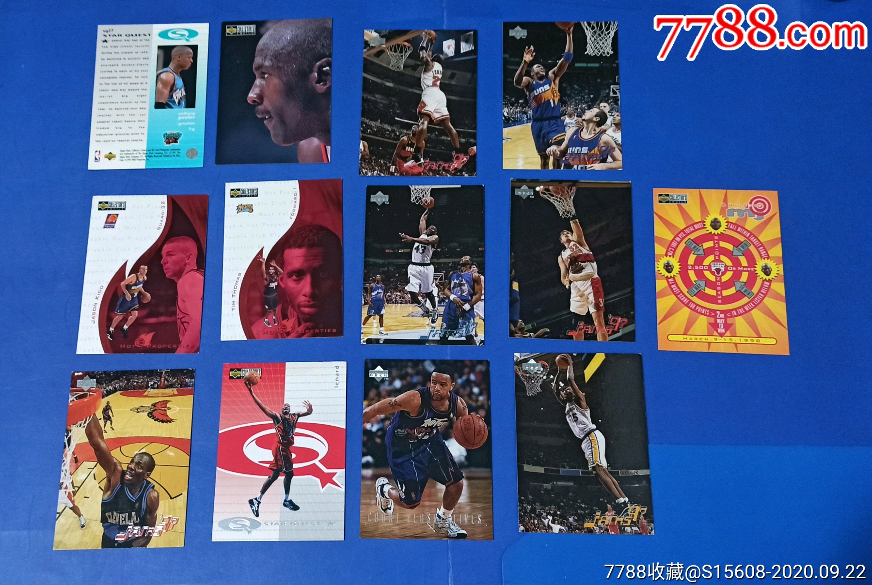 nba球星卡片(13张-价格:20元-au24287356-小画片-加价-7788收藏__收