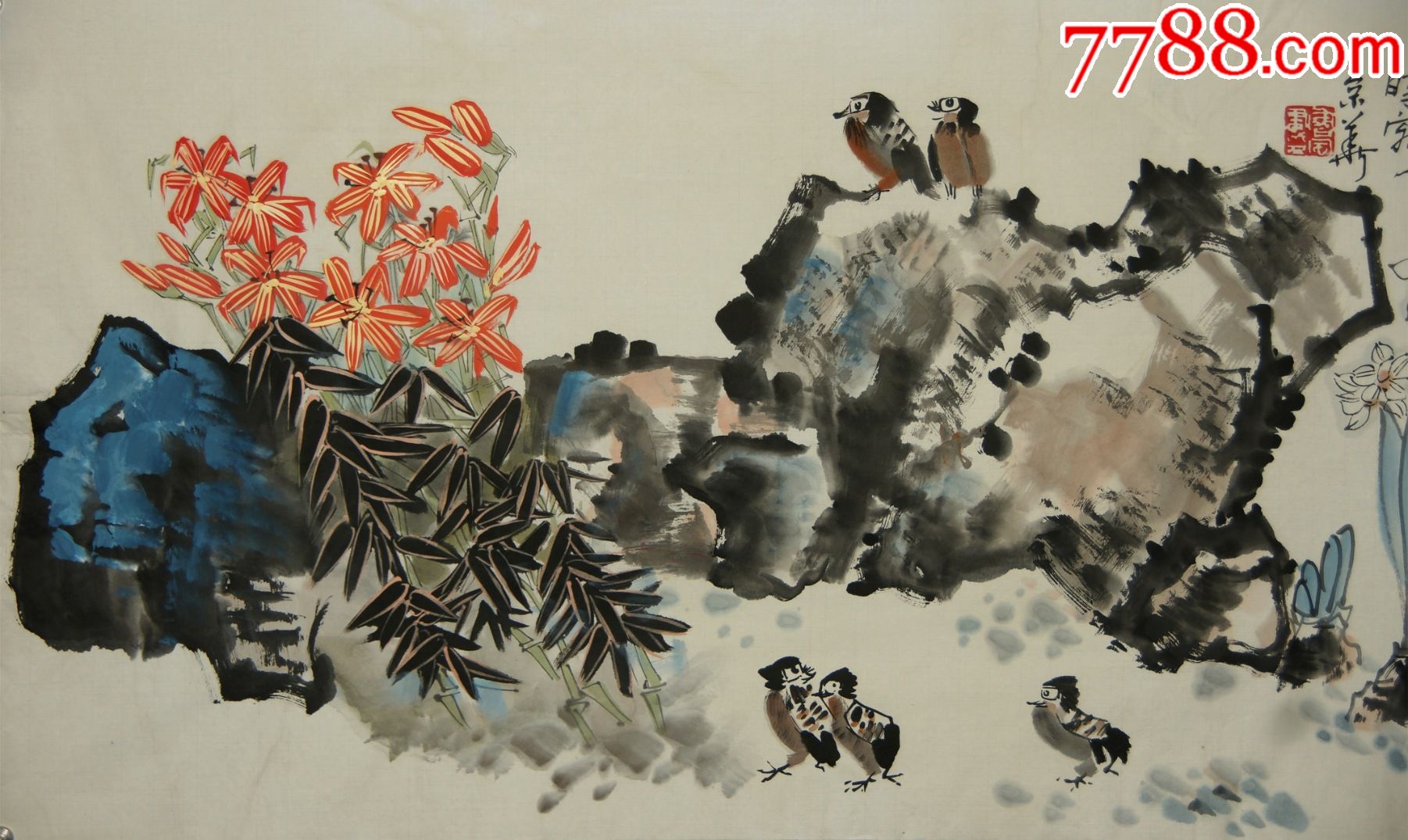 【鲁风】国家一级画师教授花鸟画家美协贵州分会副主席,贵州花鸟画