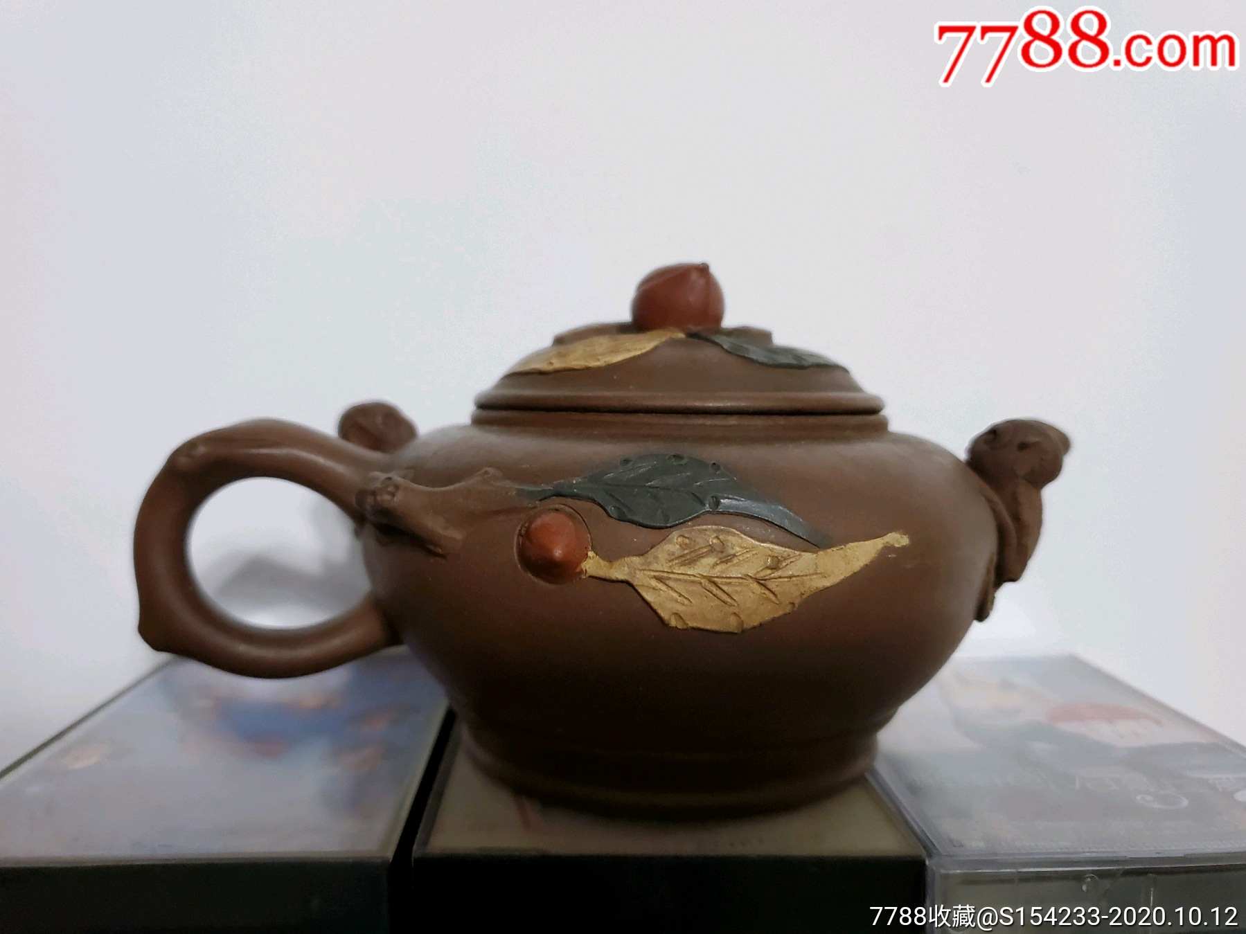 老紫砂壶(钱菊芳制【美品】